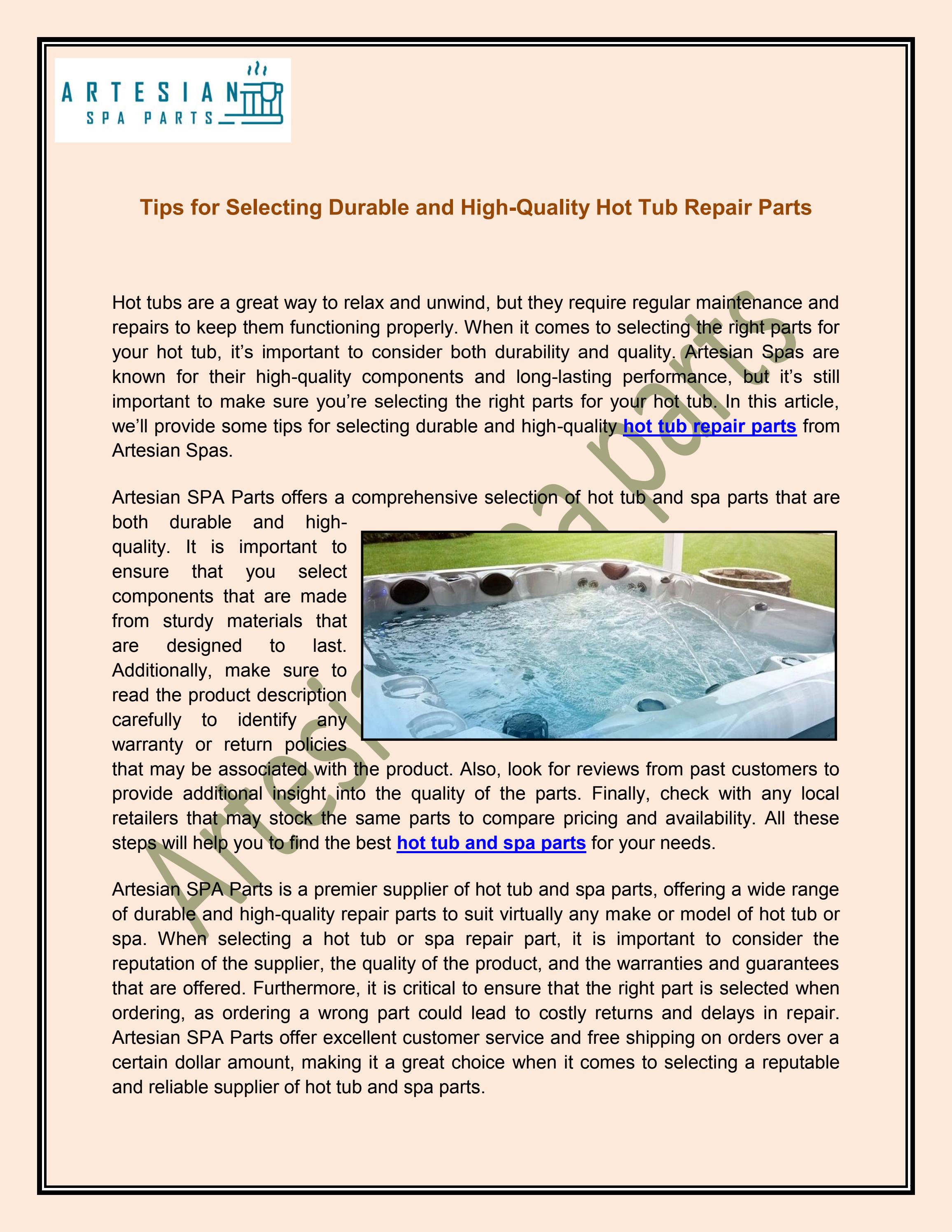 tips-for-selecting-durable-and-high-quality-hot-tub-repair-parts-by