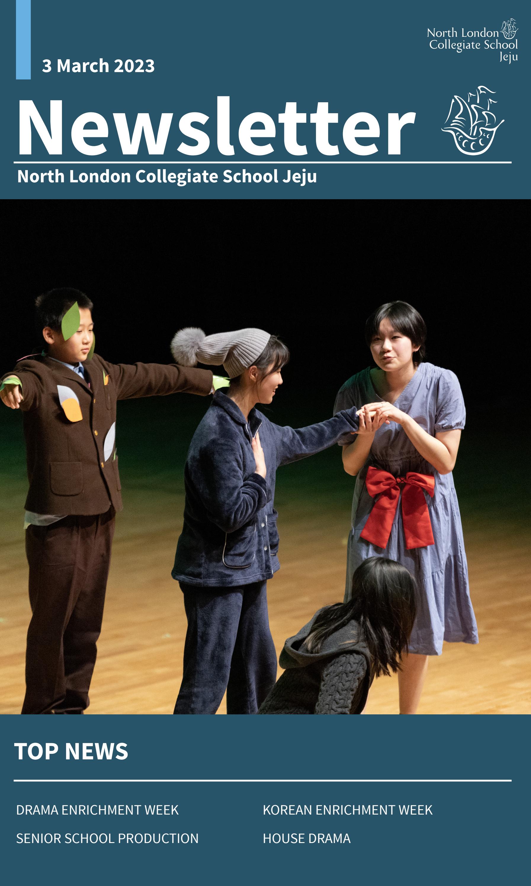 NLCS Jeju 校报 2023年3月3日 by North London Collegiate School Jeju - Issuu