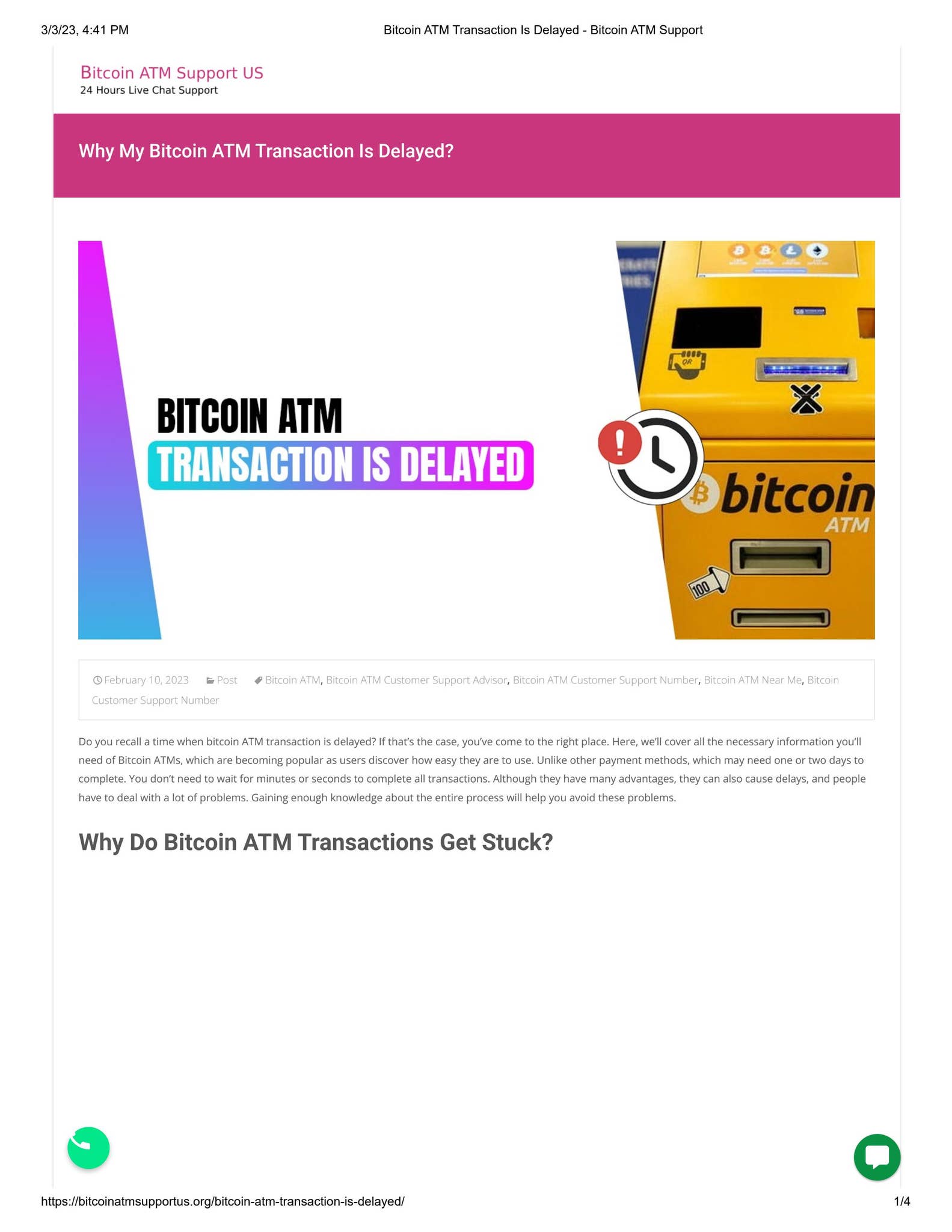 Why My Bitcoin ATM Transaction Is Delayed? by Bitcoin ATM Support Number |  Bitcoin ATM Near me - Issuu