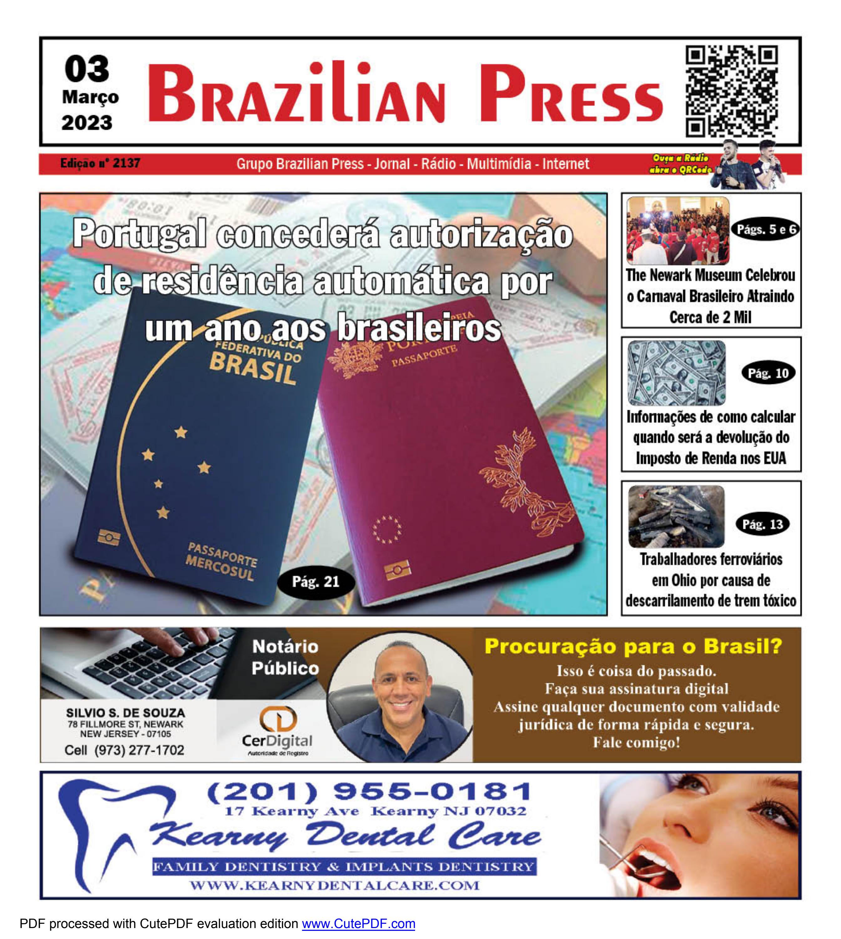 Brazilian Press Ed.2137 . 03/03/2023 by Brazilian Press - Issuu