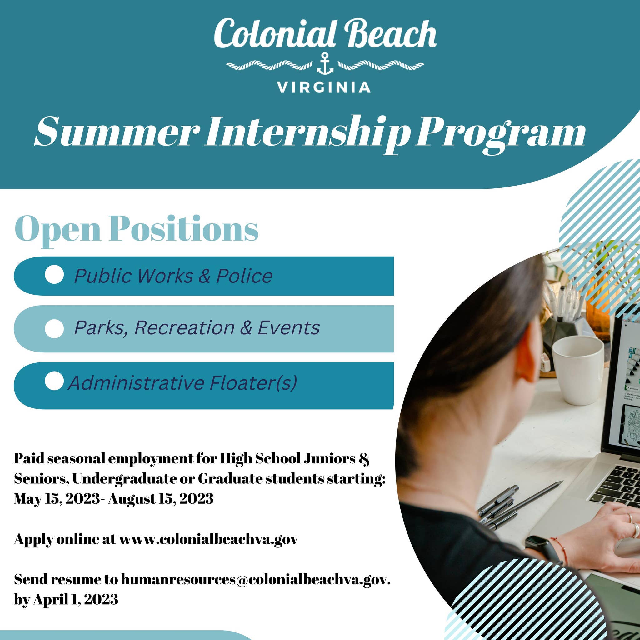 Town of Colonial Beach Summer Internship Program by colonialbeachva - Issuu