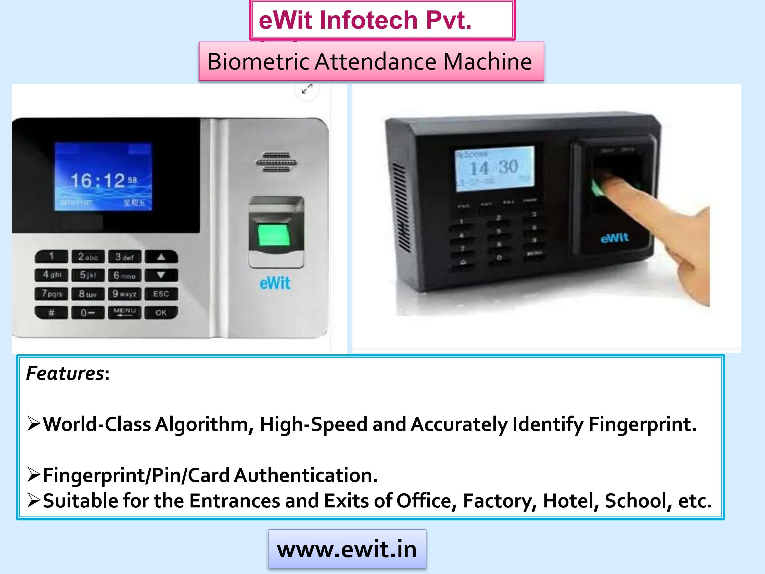 Buy Biometric Attendance Machine online in India with best quality