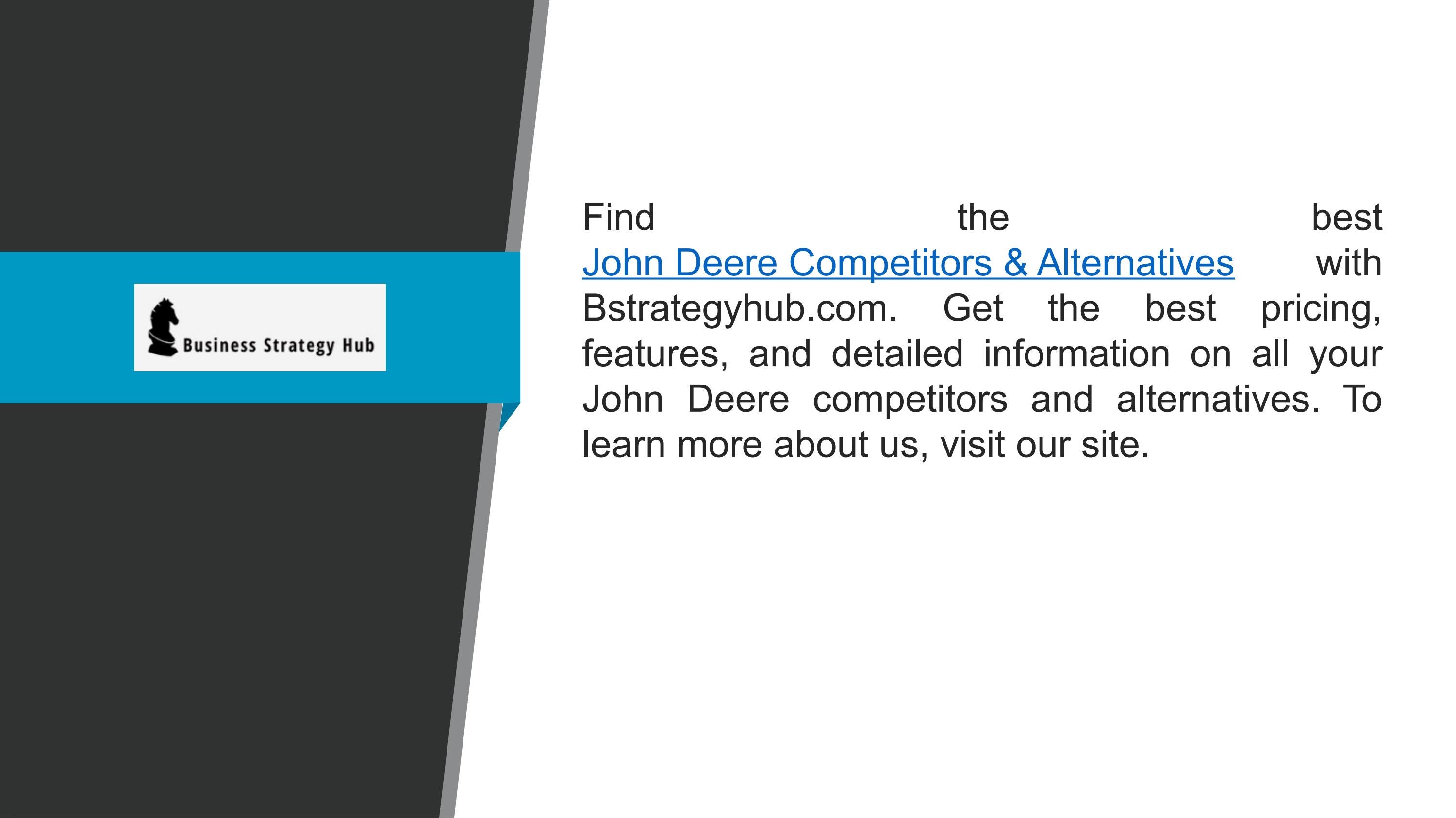 John Deere Competitors Alternatives Bstrategyhub By John Deere Competitors Alternatives Bstrategyhub By