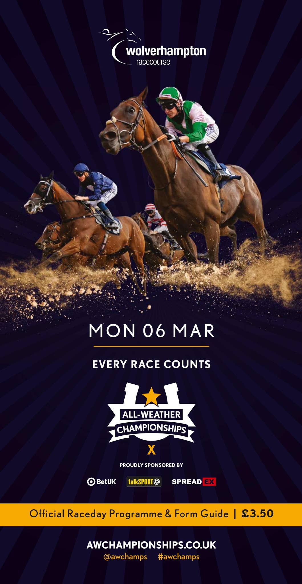 Wolverhampton Racecard - Monday 6th March by Arena Racing Company - Issuu