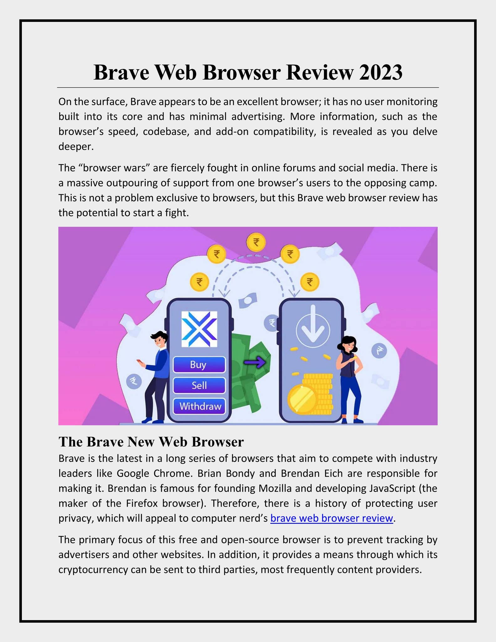 Brave Web Browser Review 2023 by HelloCrypto - Issuu