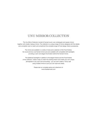 FROST Unu Mirror 家具产品集 第 3 页