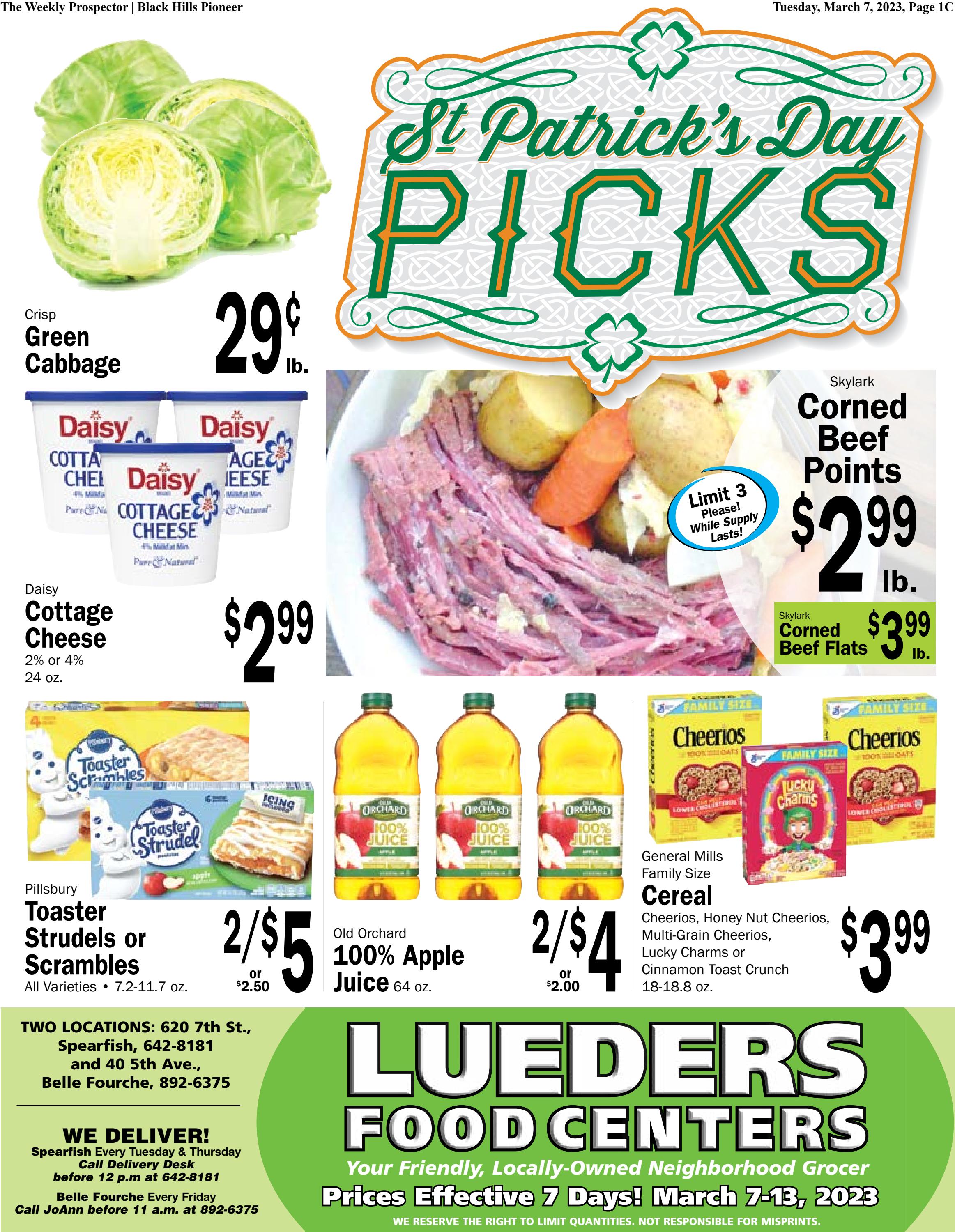Lueders Weekly Grocery Ad 03723 by Black Hills Pioneer Issuu