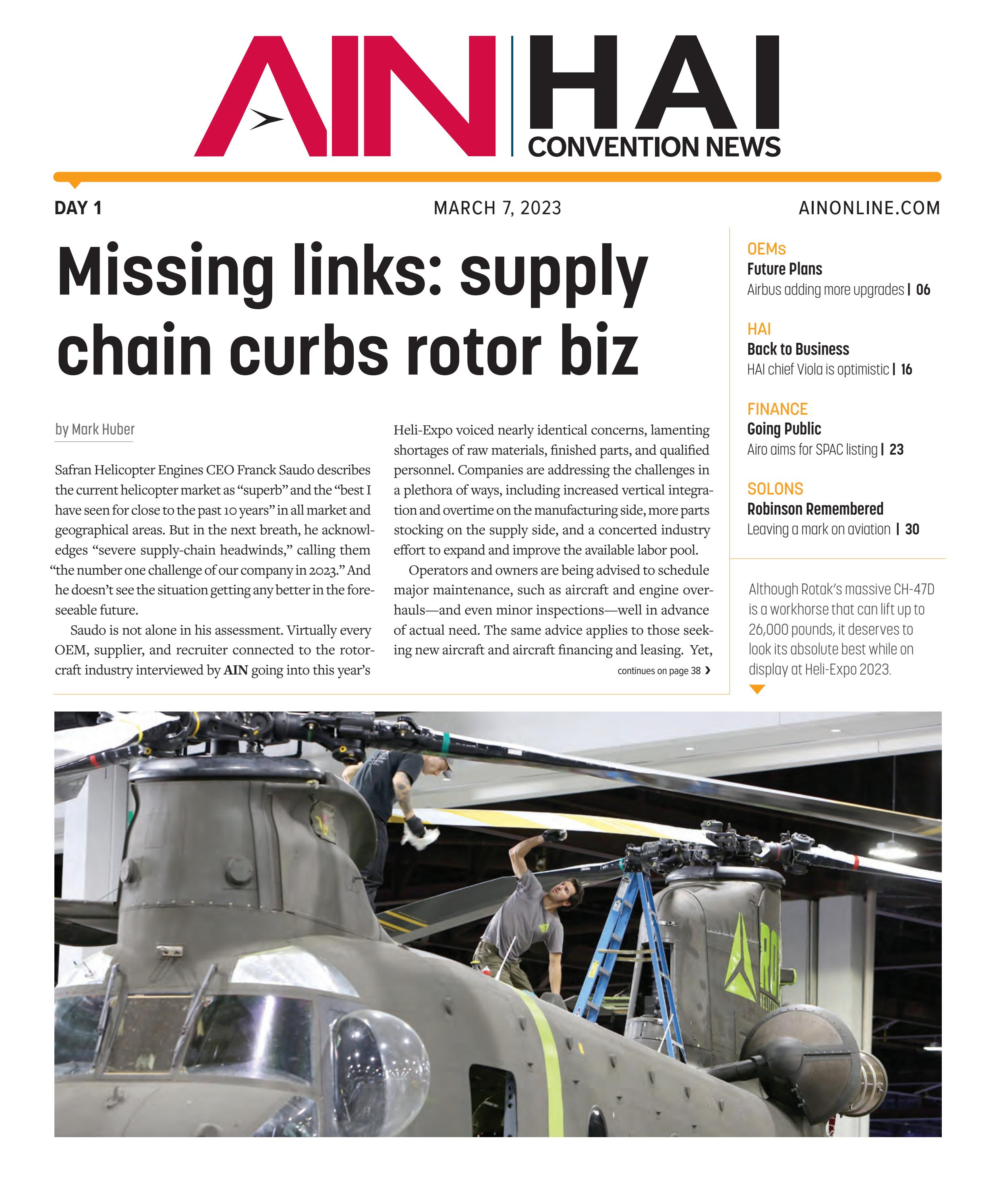 HAI Convention News 2023 by Aviation International News Issuu
