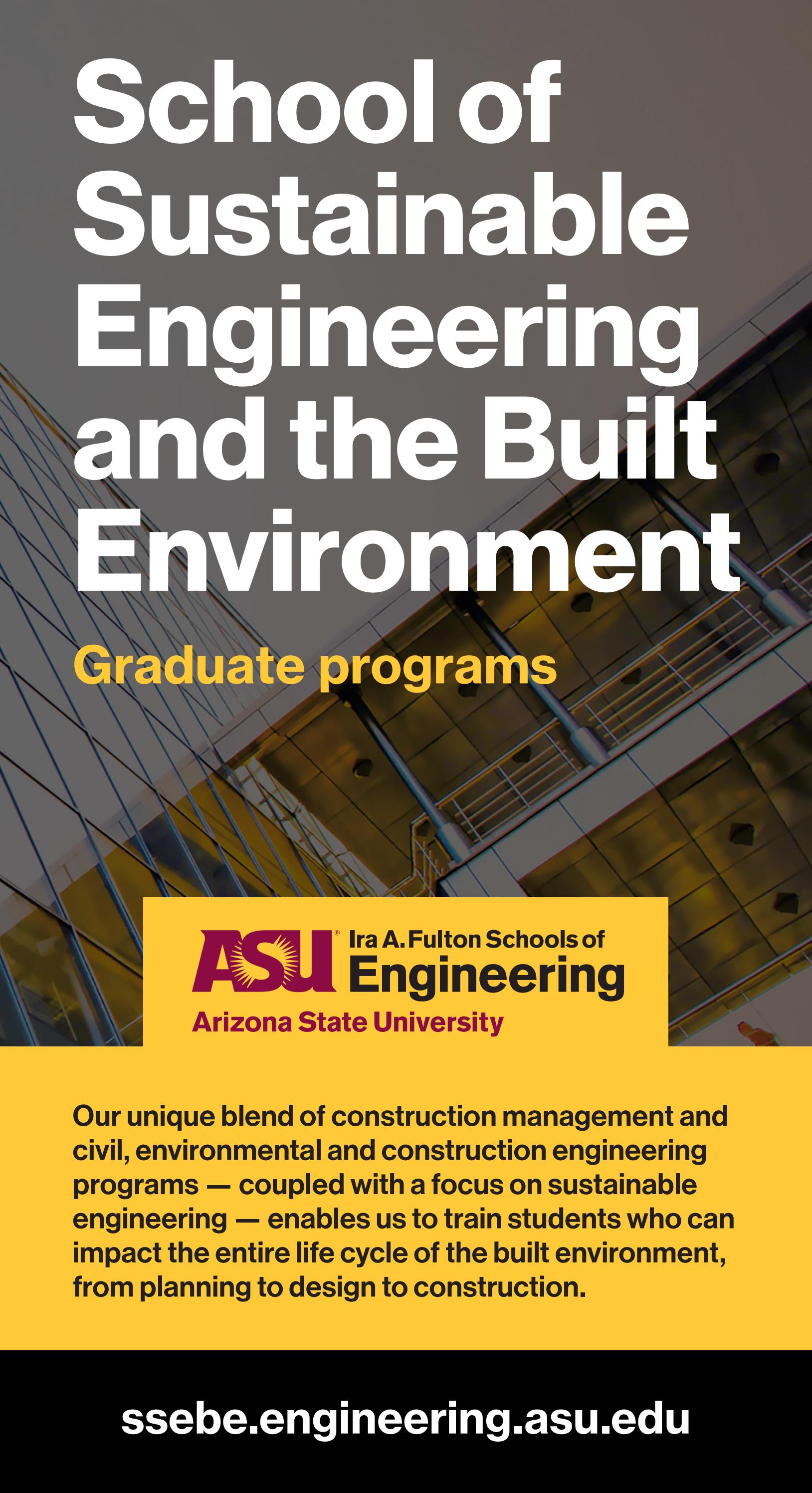 SSEBE Graduate programs brochure by Ira A. Fulton Schools of
