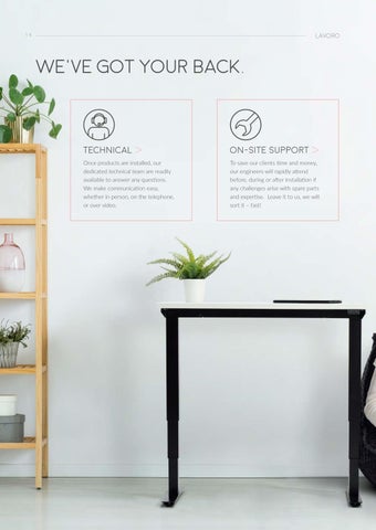 Lavoro Design Height Adjustable Desks 第 14 页
