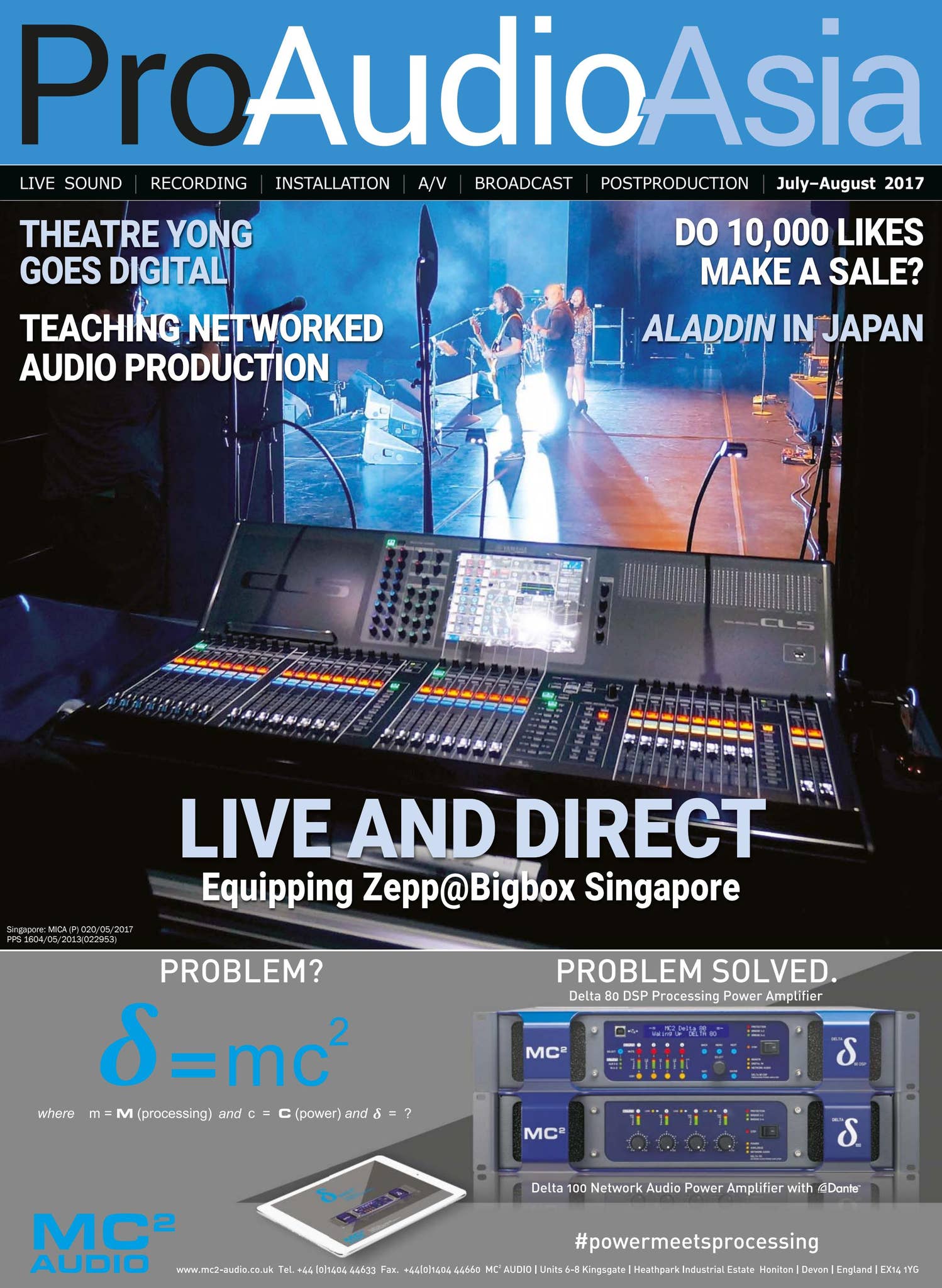Pro Audio Magazine Pro Audio Asia July–August 2017 by Blank Canvas Publishing Ltd - Issuu