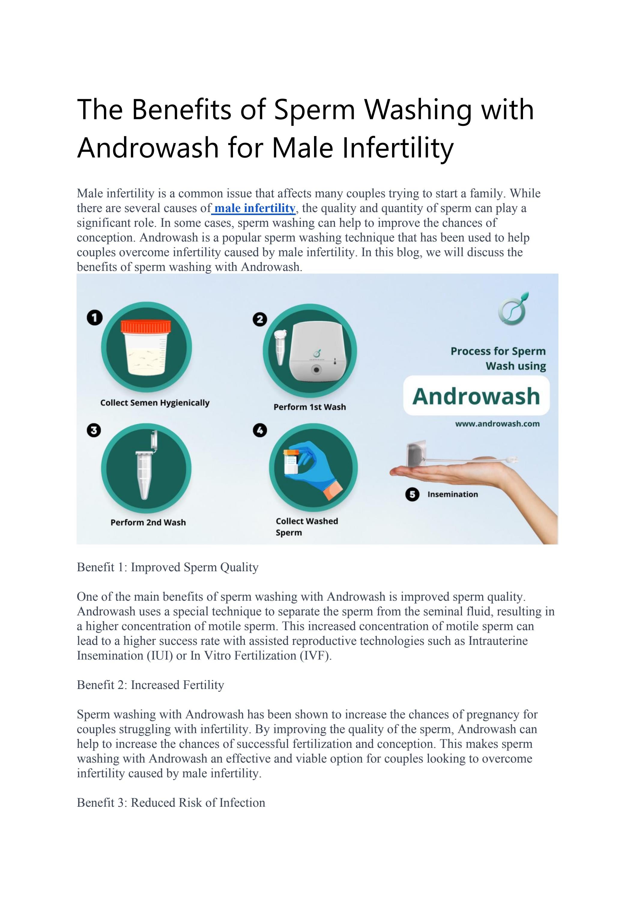 Boosting Sperm Motility for a Successful IUI with Androwash by Andro