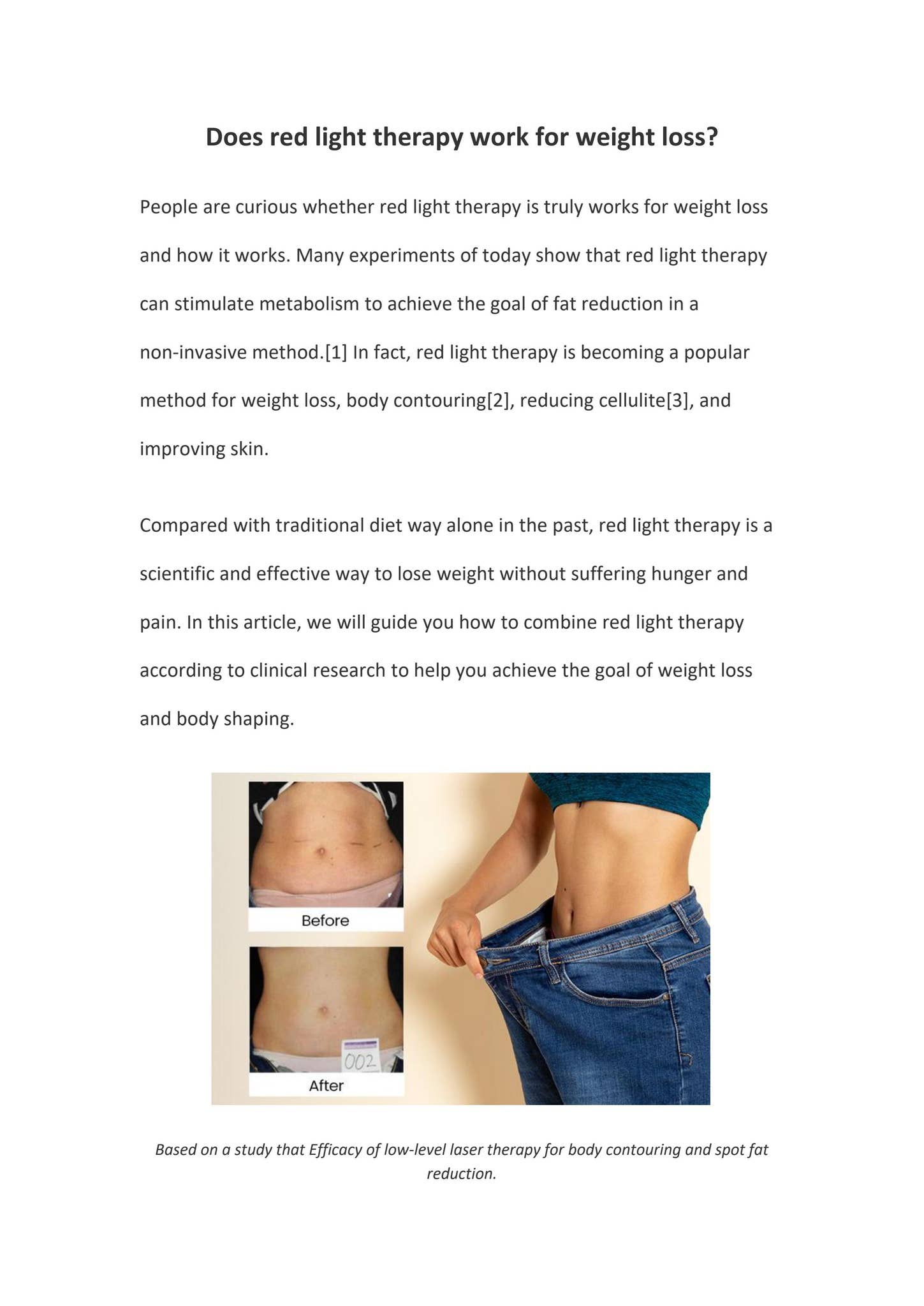 Does red light therapy work for weight loss? by AmilyQin - Issuu