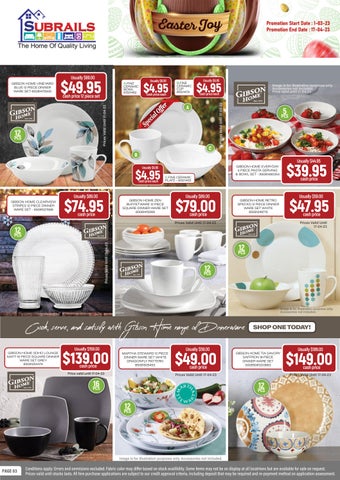 Subrails Furniture Centre Subrails Easter Joy Deals 家具目录 第 4 页
