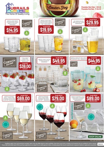 Subrails Furniture Centre Subrails Easter Joy Deals 家具目录 第 5 页