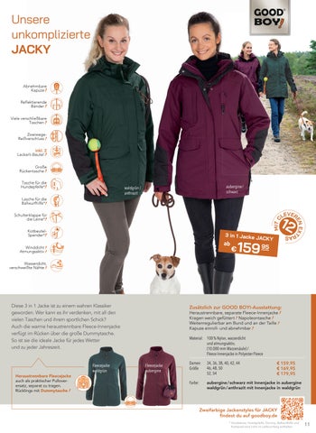 GOOD BOY 法文 ühling/Sommer Kollektion 2023 Die Bekleidung für Hundehalter - Weil Hunde drauß 英文 lieben. 第 11 页