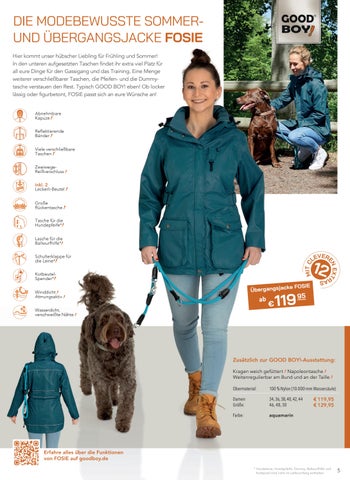 GOOD BOY 法文 ühling/Sommer Kollektion 2023 Die Bekleidung für Hundehalter - Weil Hunde drauß 英文 lieben. 第 5 页