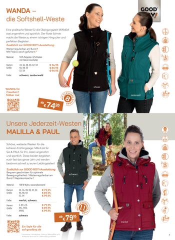 GOOD BOY 法文 ühling/Sommer Kollektion 2023 Die Bekleidung für Hundehalter - Weil Hunde drauß 英文 lieben. 第 7 页