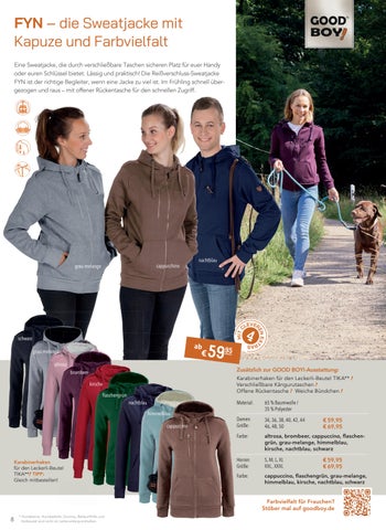 GOOD BOY 法文 ühling/Sommer Kollektion 2023 Die Bekleidung für Hundehalter - Weil Hunde drauß 英文 lieben. 第 8 页