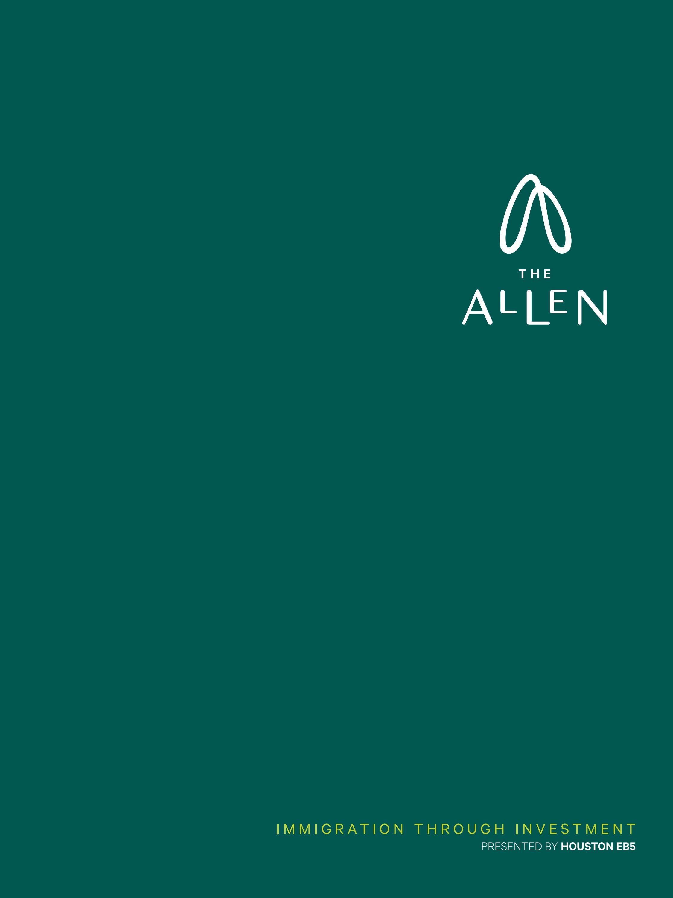 Houston EB5 The Allen Development and Residences At The Allen by