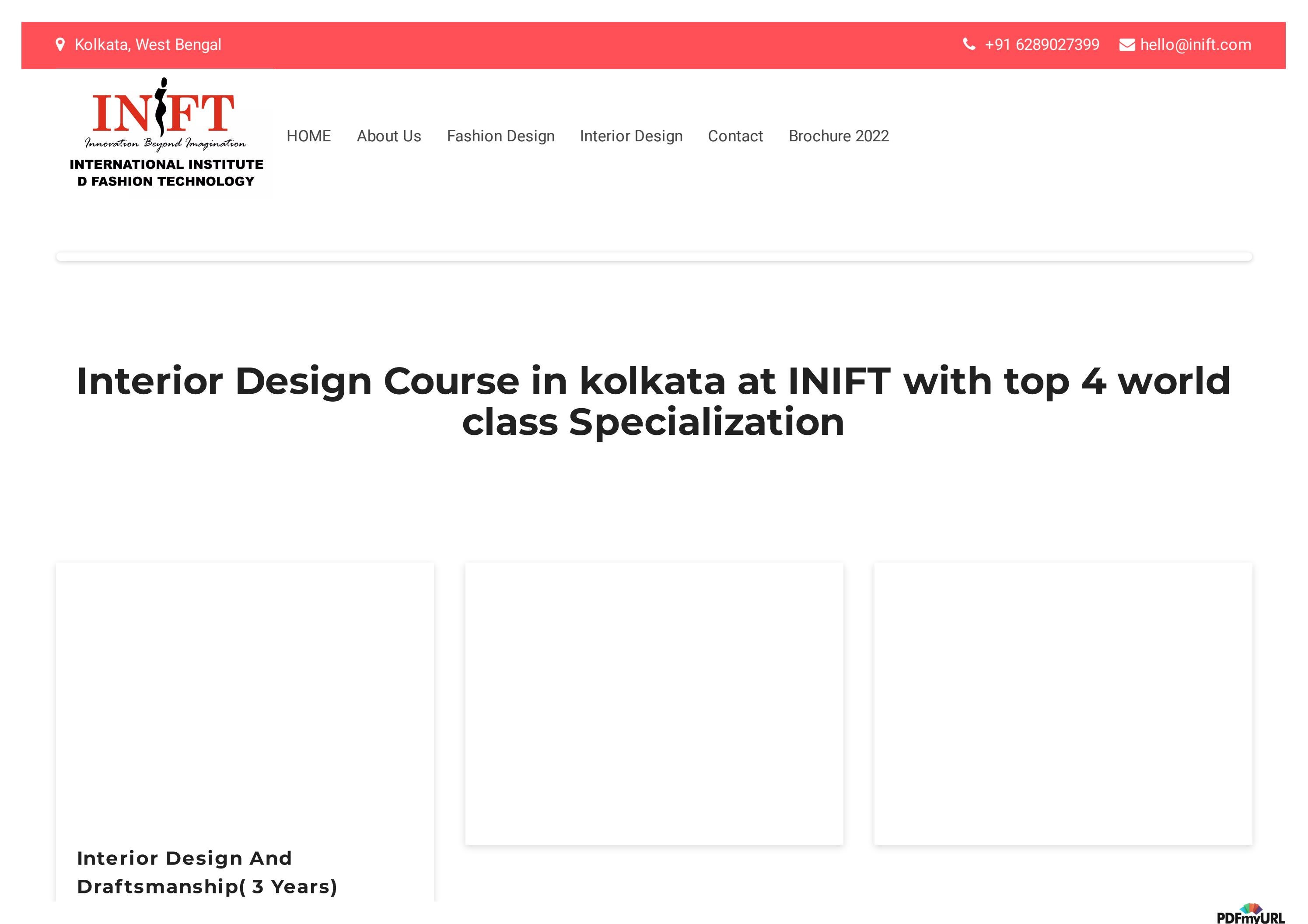 Interior Design Course in Kolkata Interior Designing Institute in Kolkata INIFT by INIFT Issuu