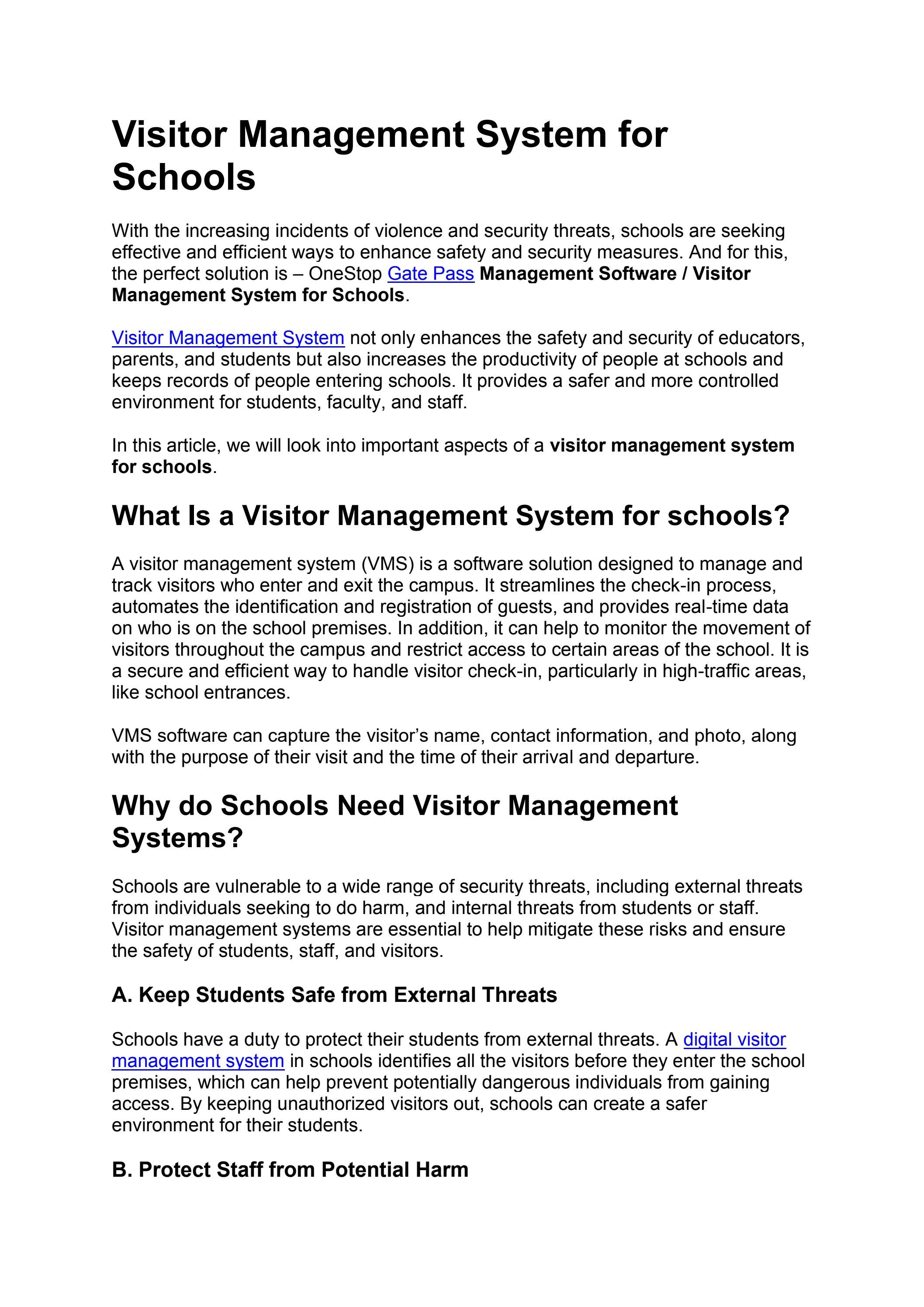School Pass management system By OneStop by Onestop Issuu