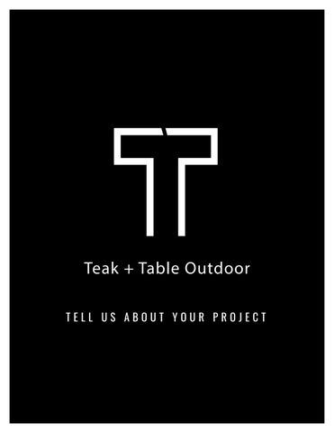 TEAK + 桌 RECENT 工程 INSTALLATIONS 第 17 页