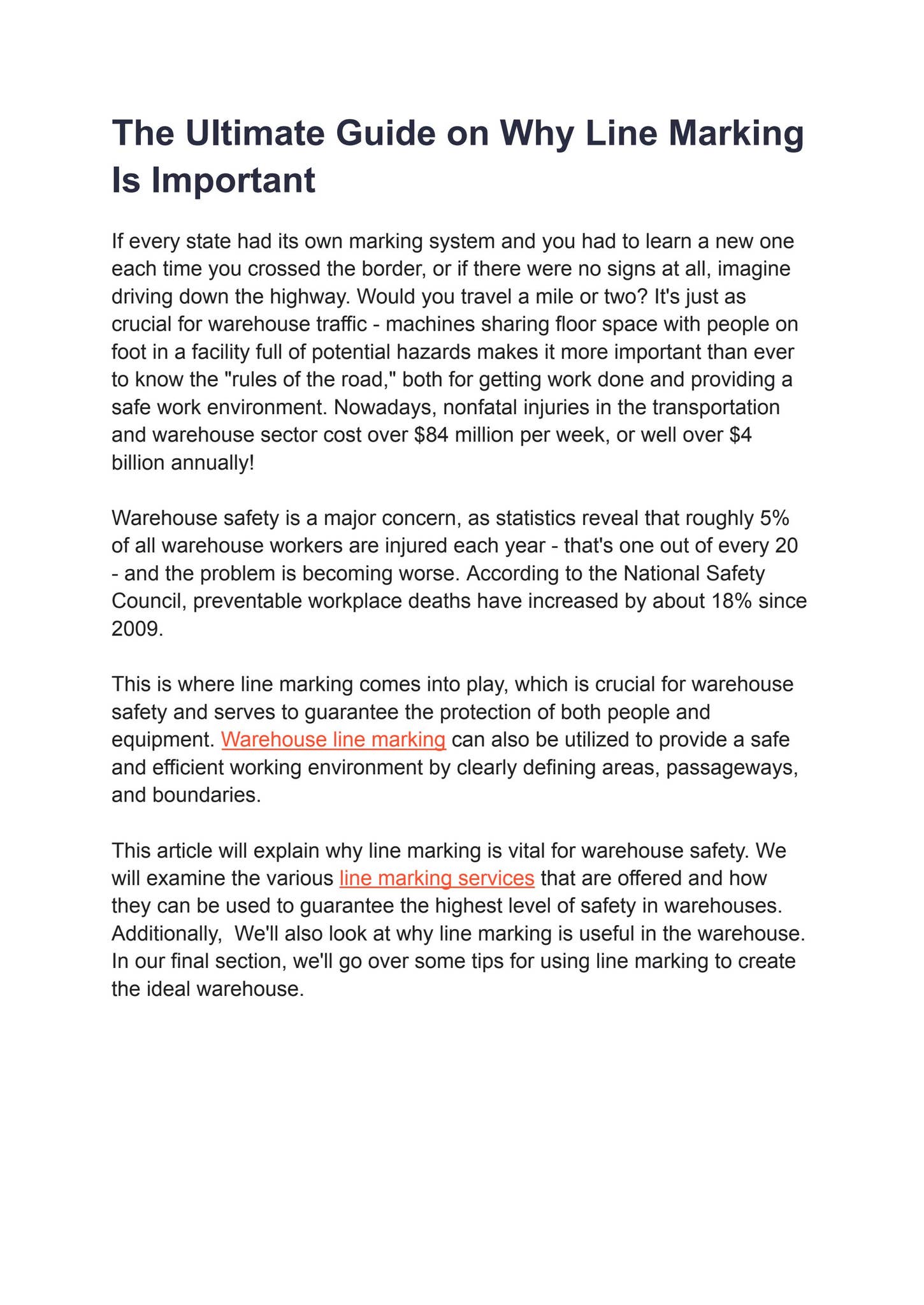 The Ultimate Guide on Why Line Marking Is Important by Kenex Stencils ...