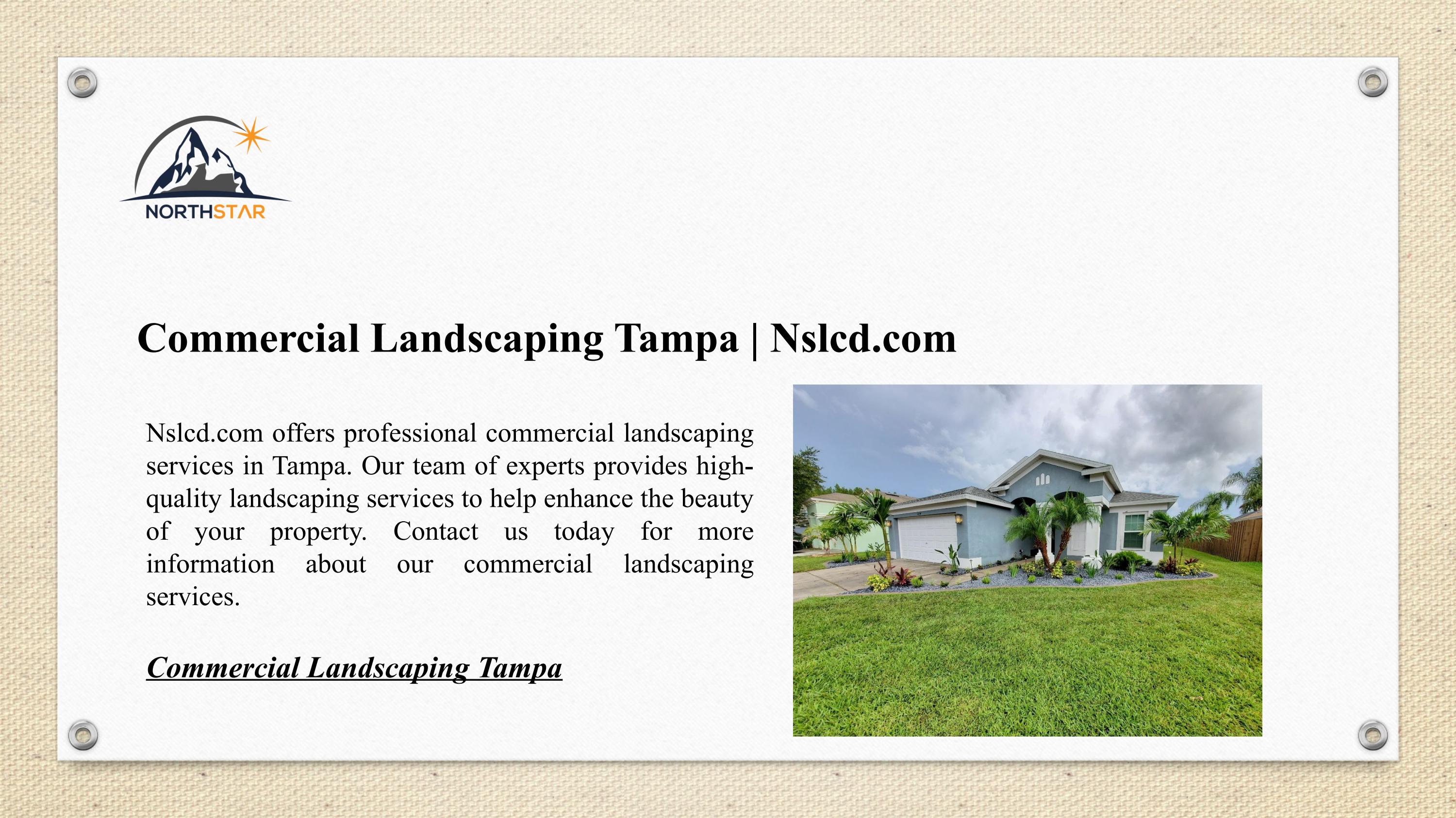 Commercial Landscaping Tampa by James Lous Issuu