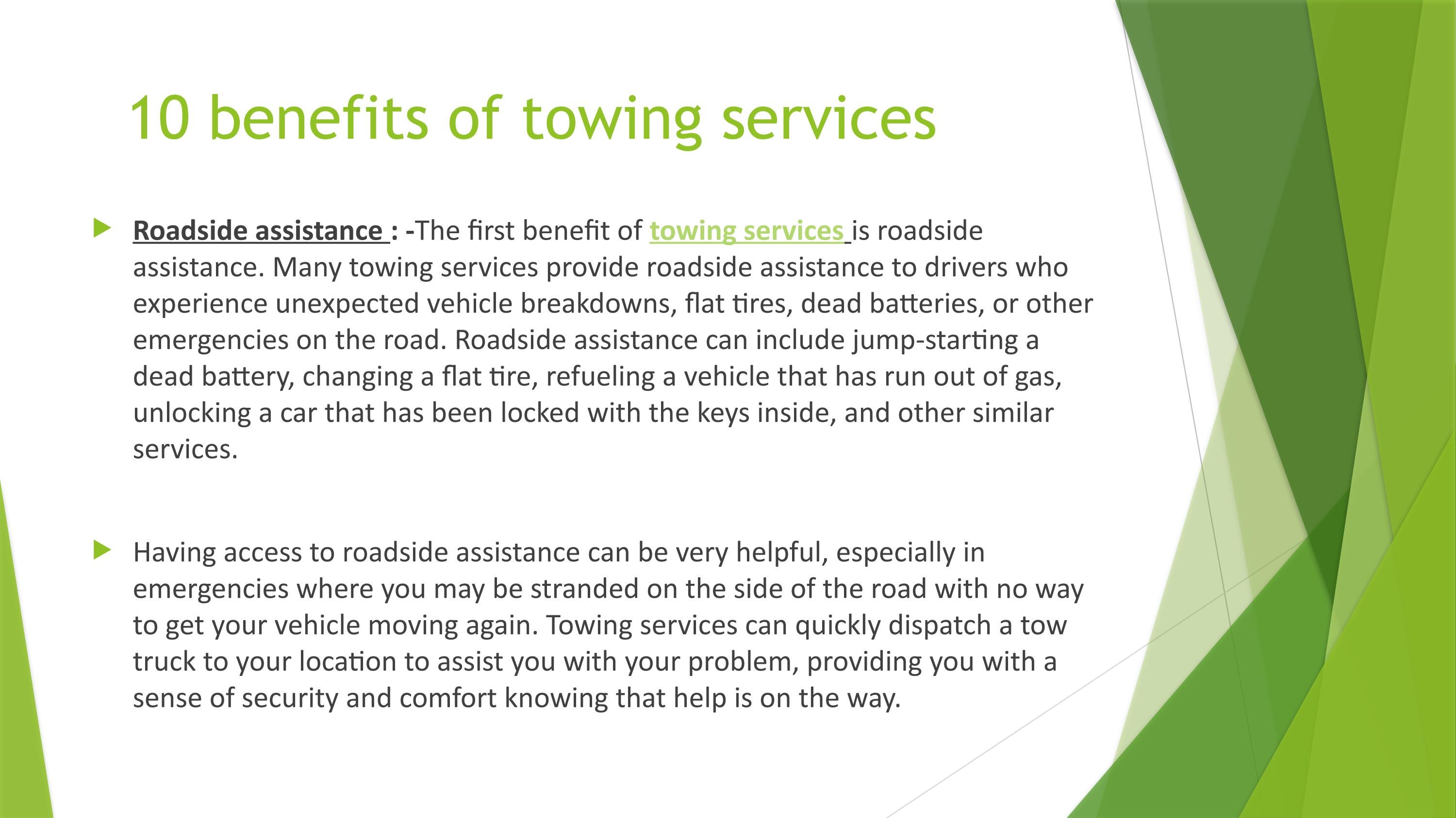 10 benefits of towing services by LiftMyCar Issuu