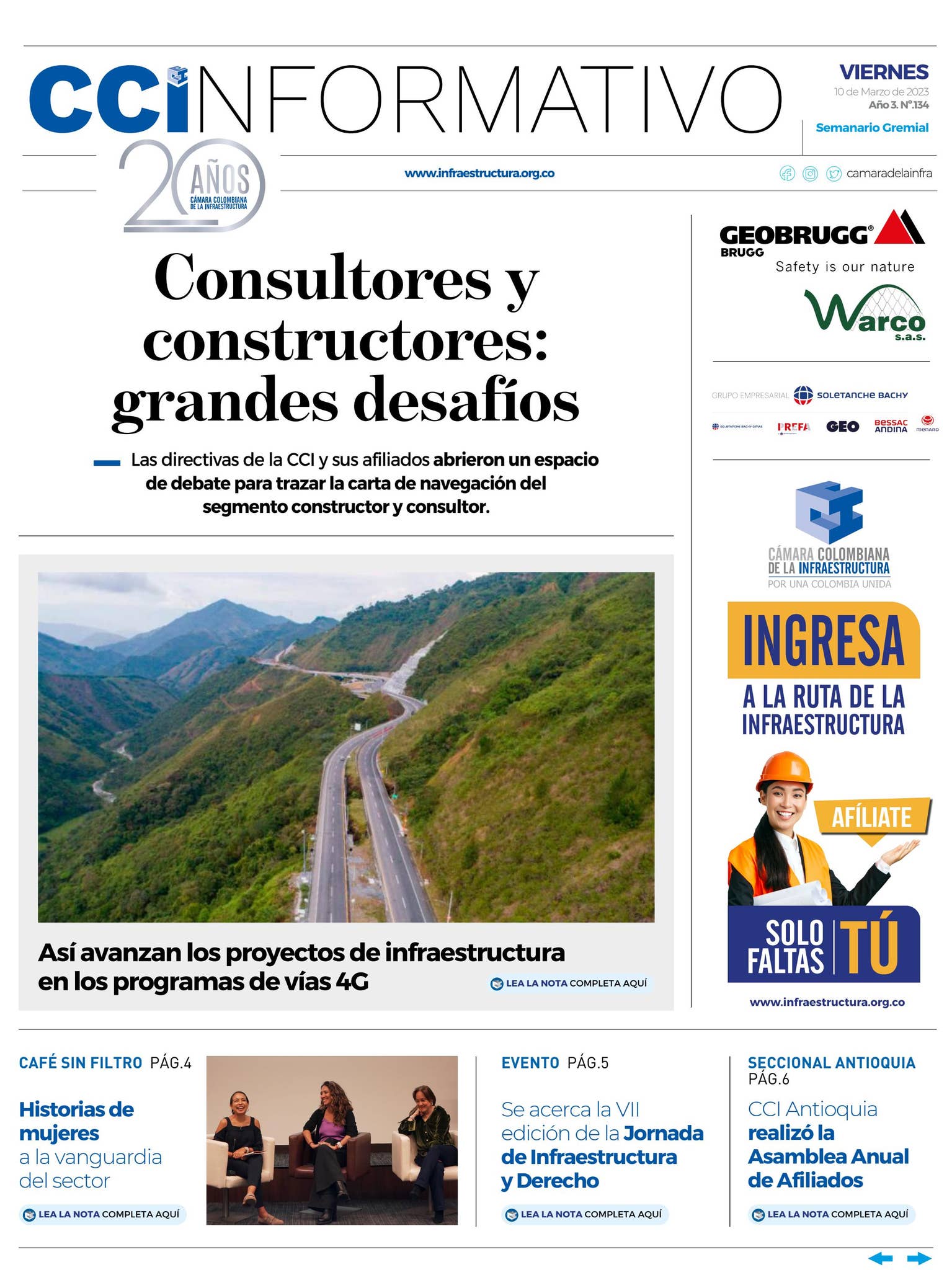 CCInformativo Ed. 134 by Cámara Colombiana de la Infraestructura - Issuu