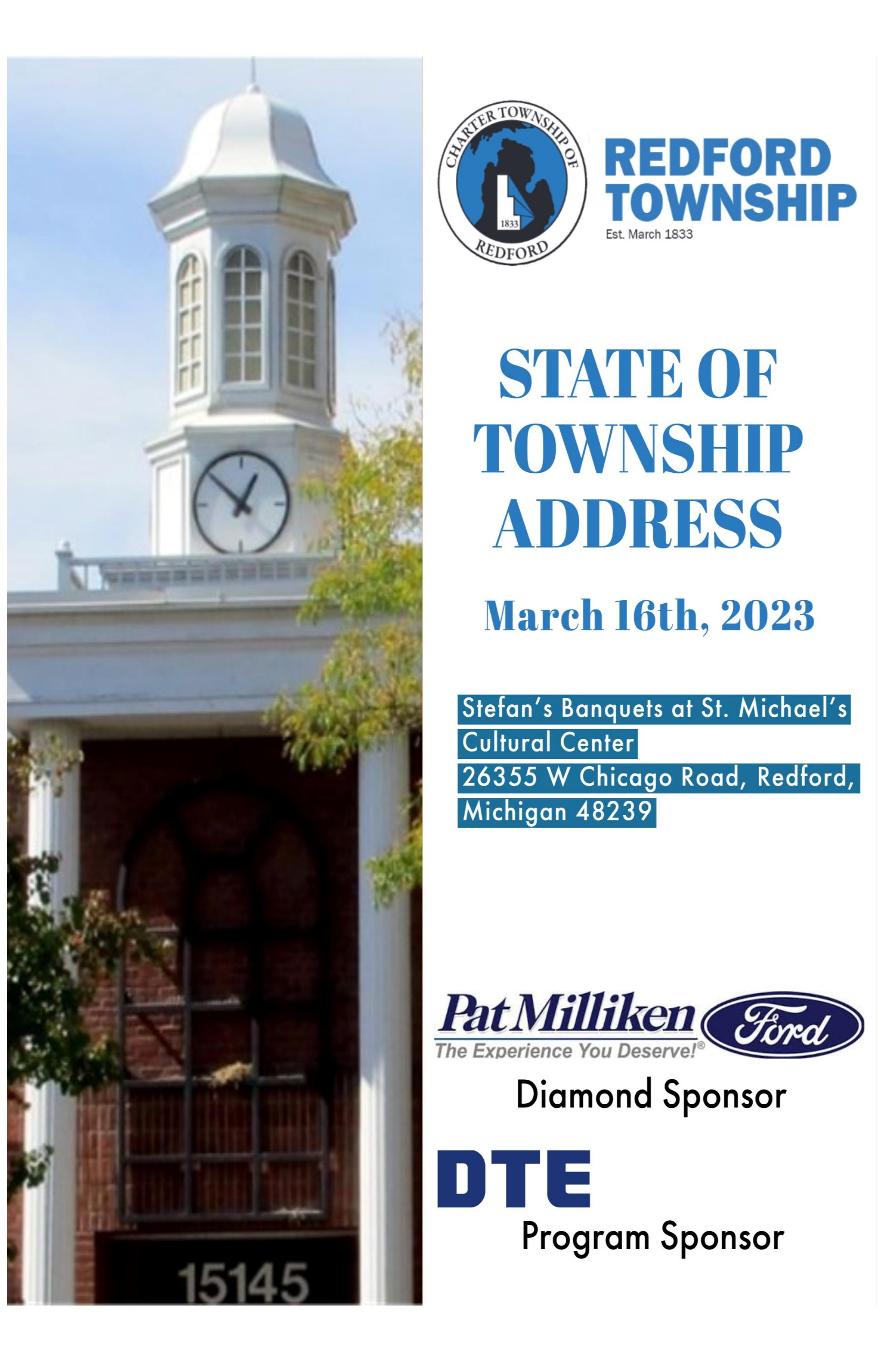 State of Twp Address 2023 by Redford Chamber Issuu