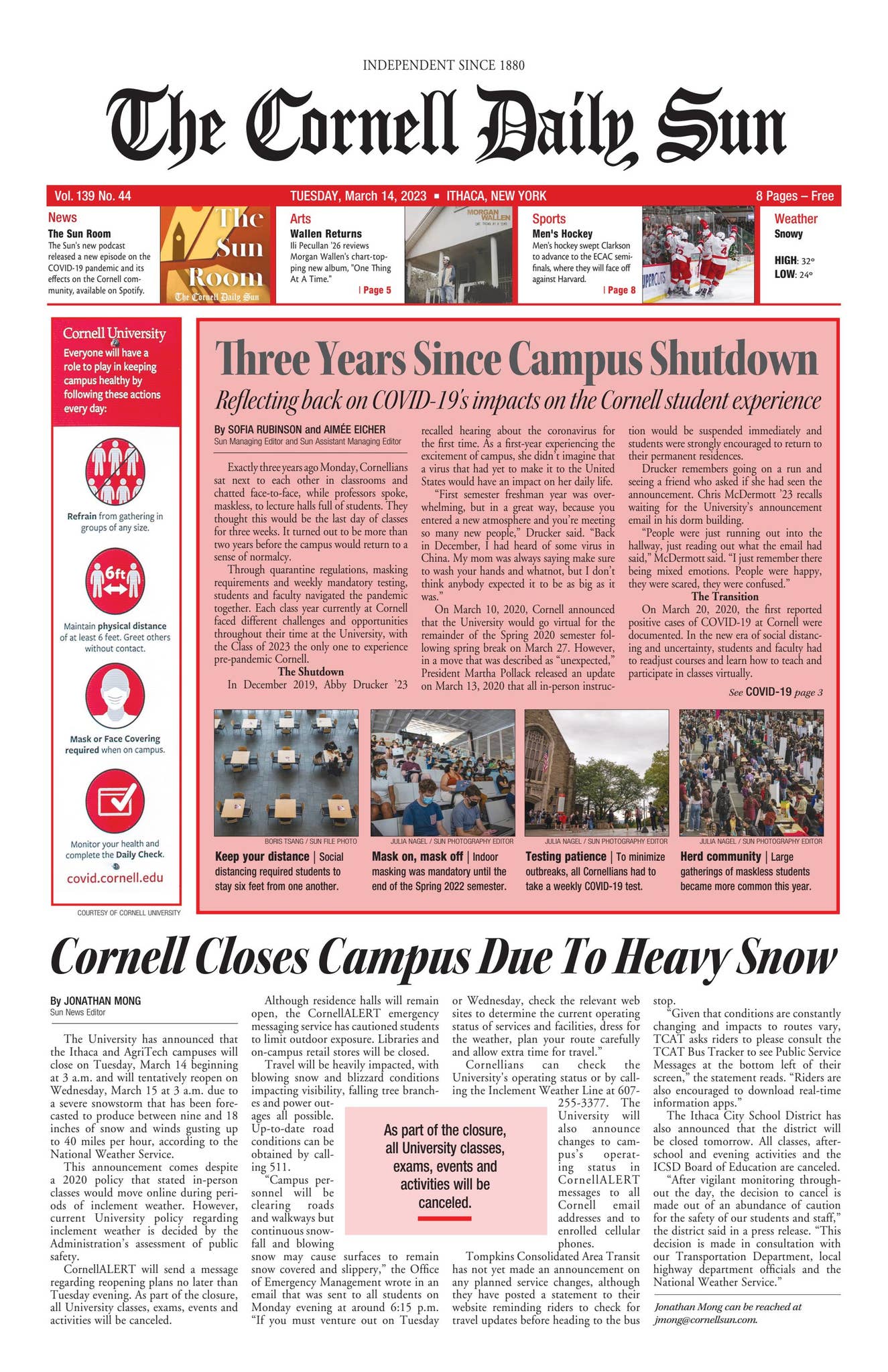 3-14-23 entire issue hi res by The Cornell Daily Sun - Issuu