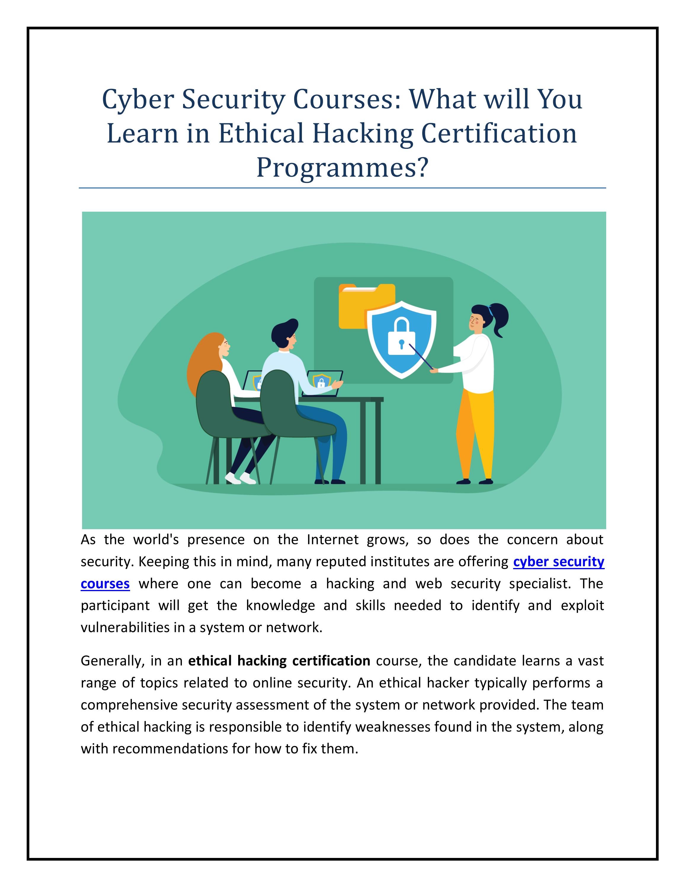 learn hacking course