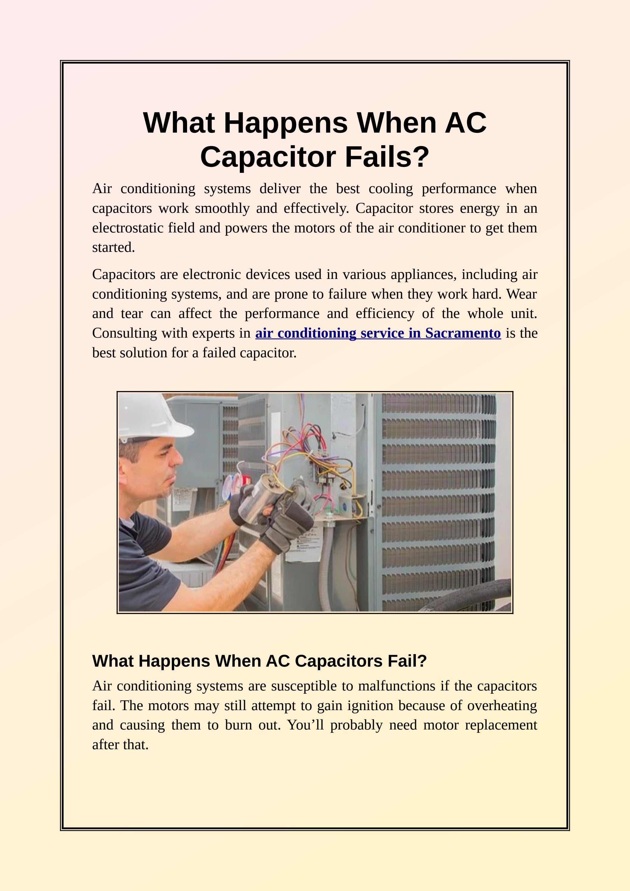 What Happens When AC Capacitors Goes Bad? by Heald Mechanical Issuu
