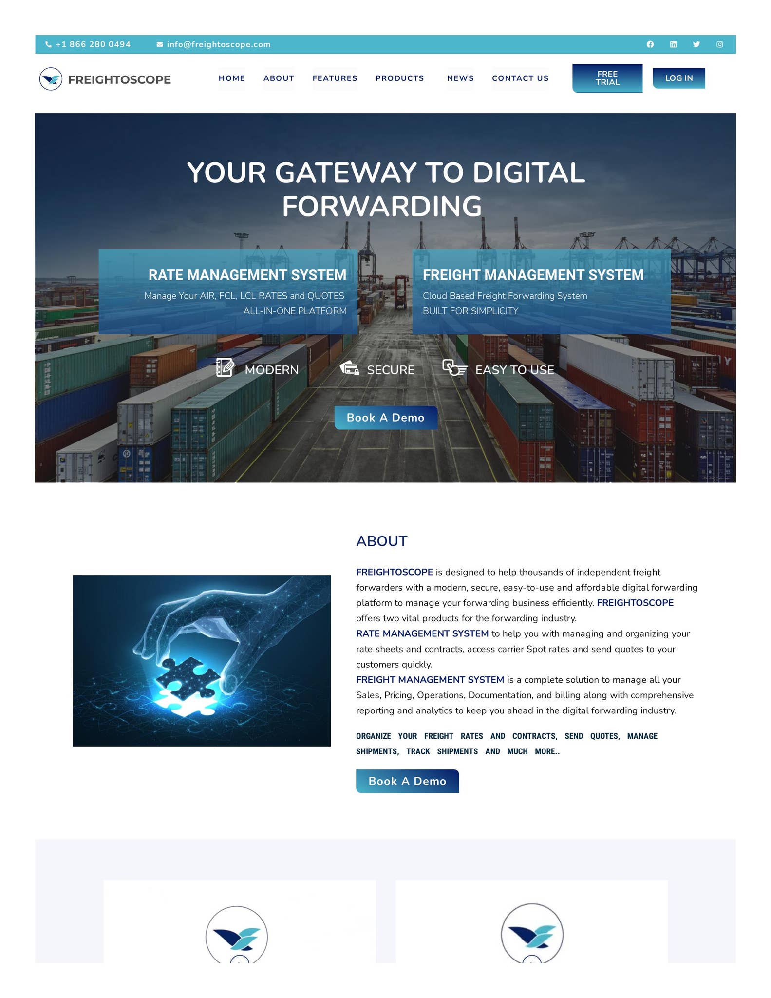 Digital freight | Quote Management System | Freightoscope by ...