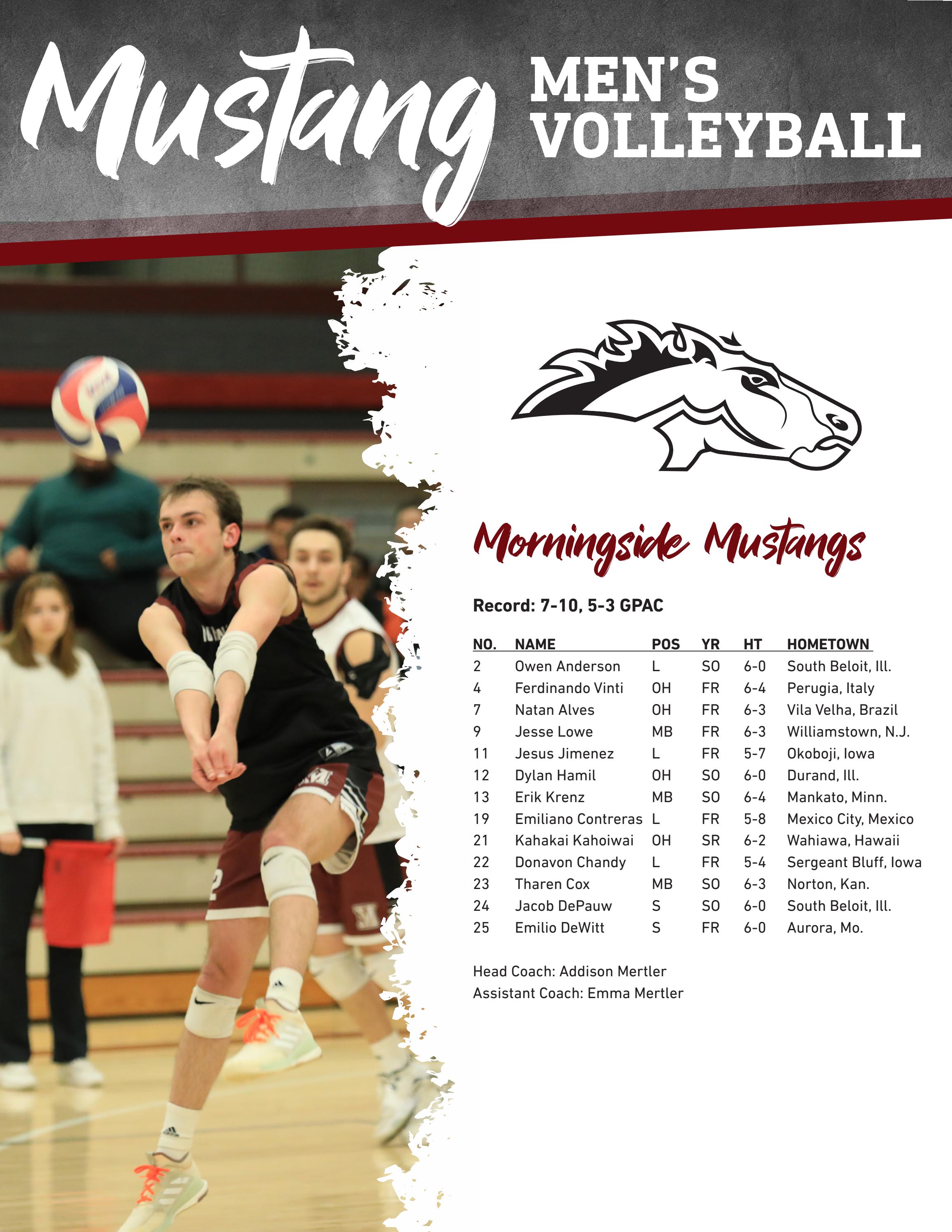 Men's Volleyball Game Day Program Dordt 3/16/23 by Morningside