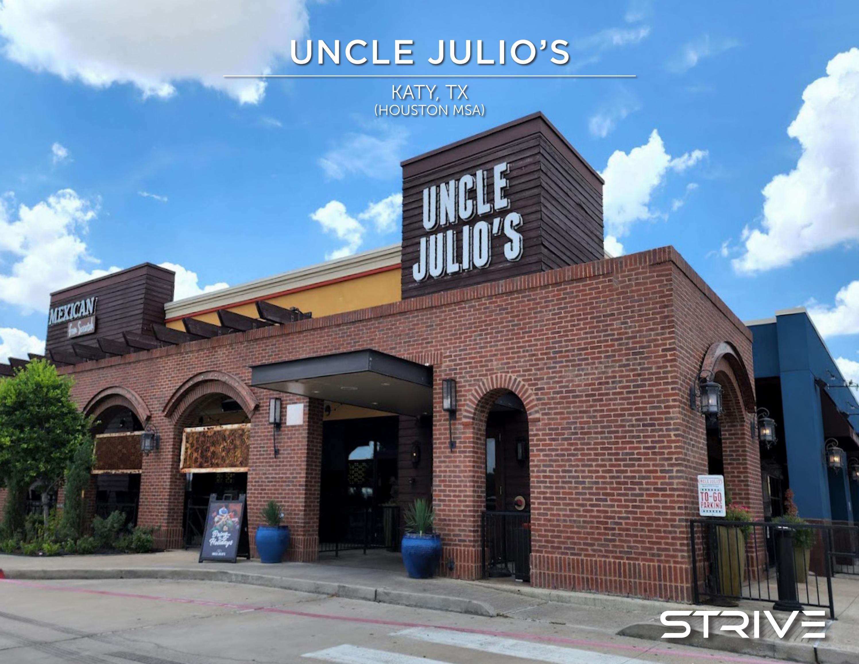 Uncle Julio's Katy, TX by STRIVE Issuu