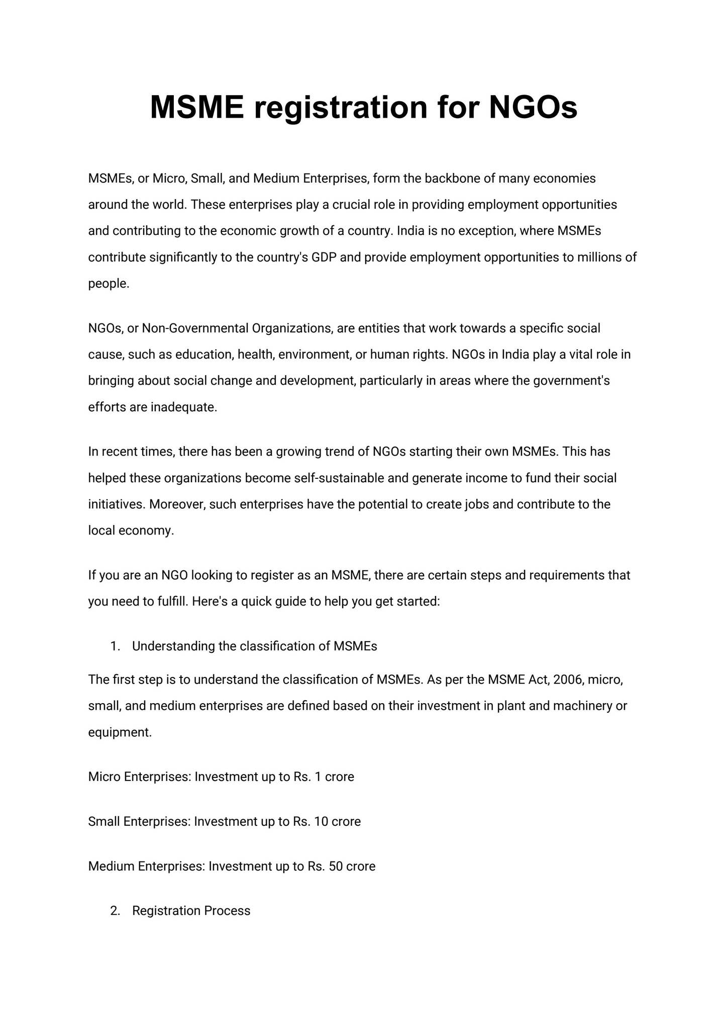 Email Example On Msme Registration Example.pdf MSME registration by Ngo Partner - Issuu