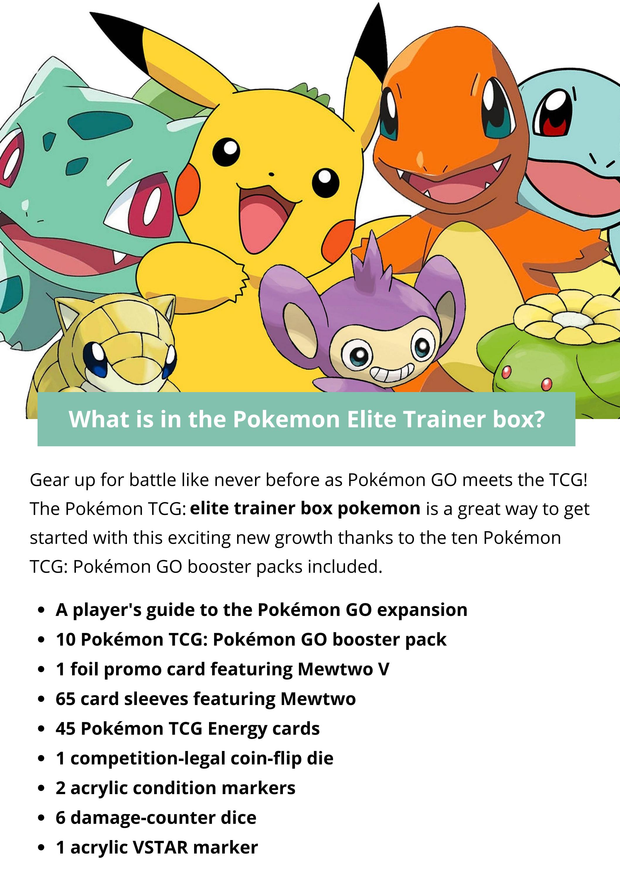 What is in the Pokemon Elite Trainer box? by jonesashley Issuu