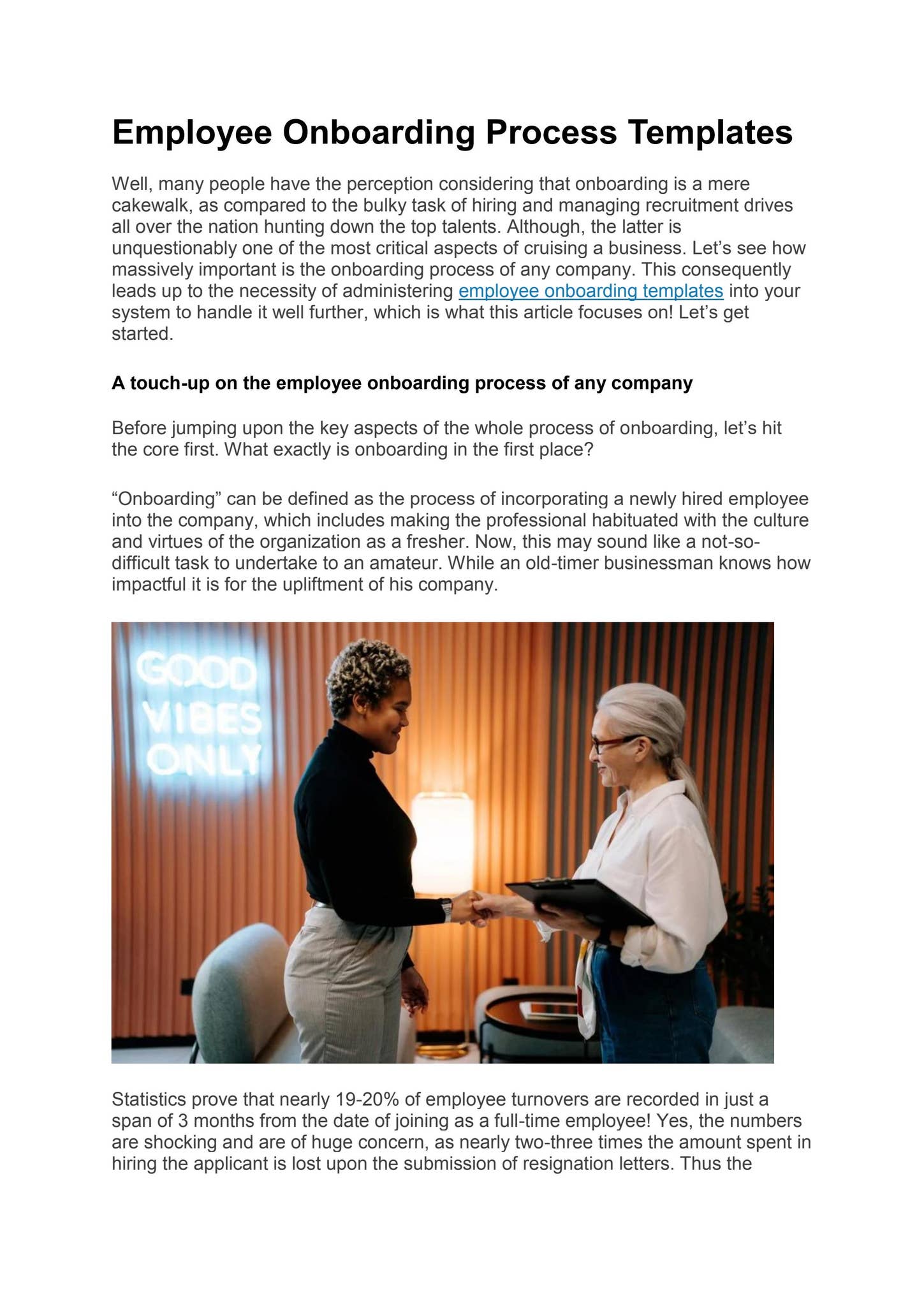 Employee Onboarding Process Templates by qandle - Issuu