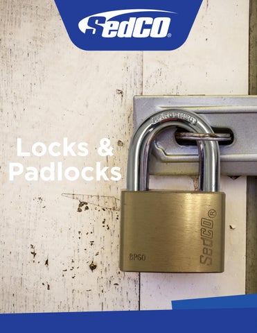 Sedco® Locks & Padlocks Catalog by Sedco Corp. - Issuu