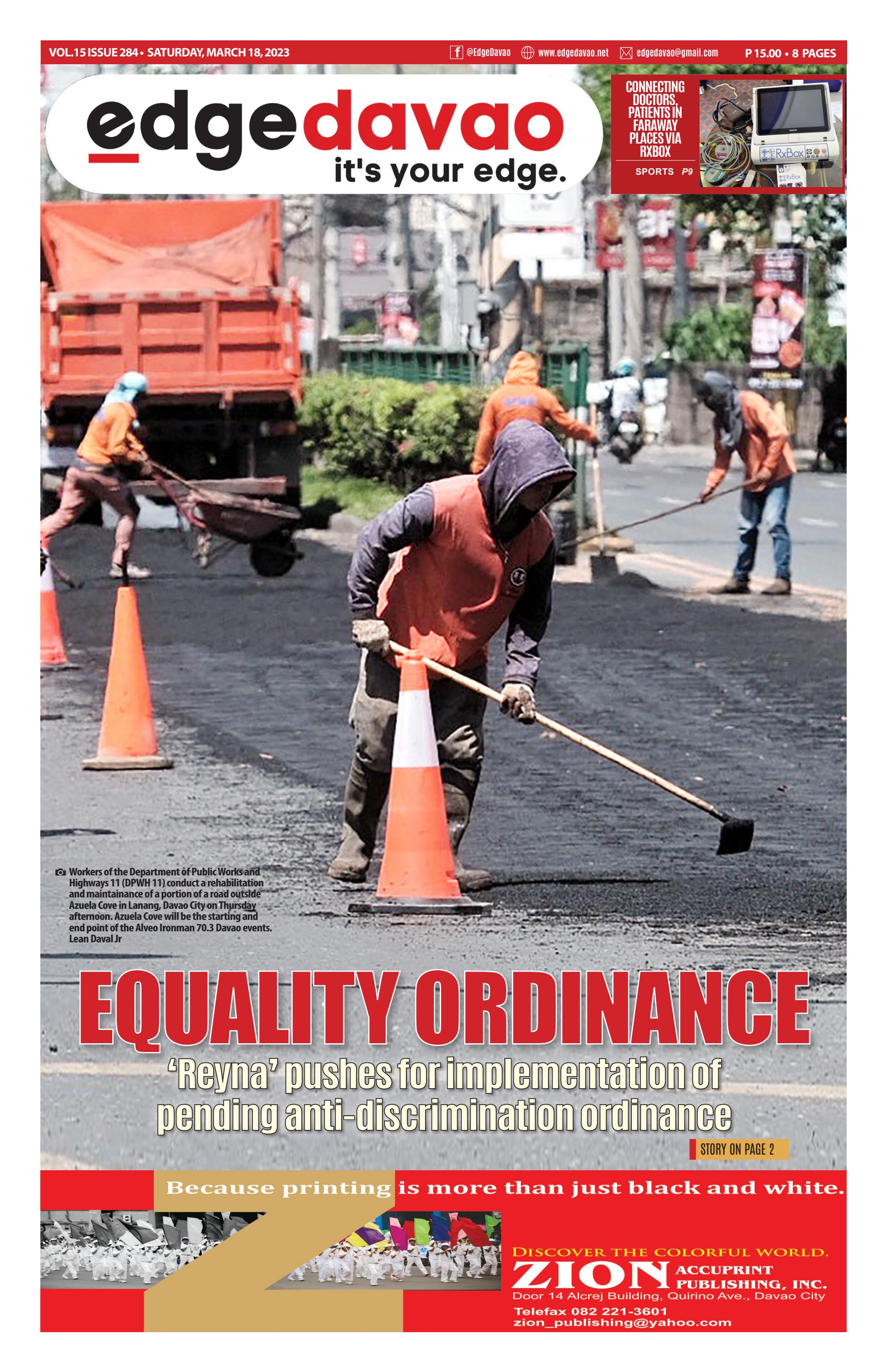 Edge Davao Vol 15 Issue 284 Saturday March 18 2023 By Edge Davao edge-davao-vol-15-issue-284-saturday-march-18-2023-by-edge-davao
