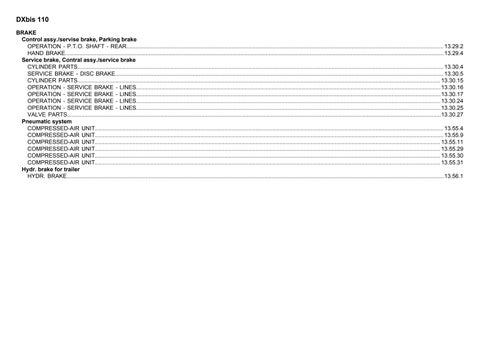 Deutz Fahr DXbis 110 Parts Catalog Manual - PDF DOWNLOAD by www ...