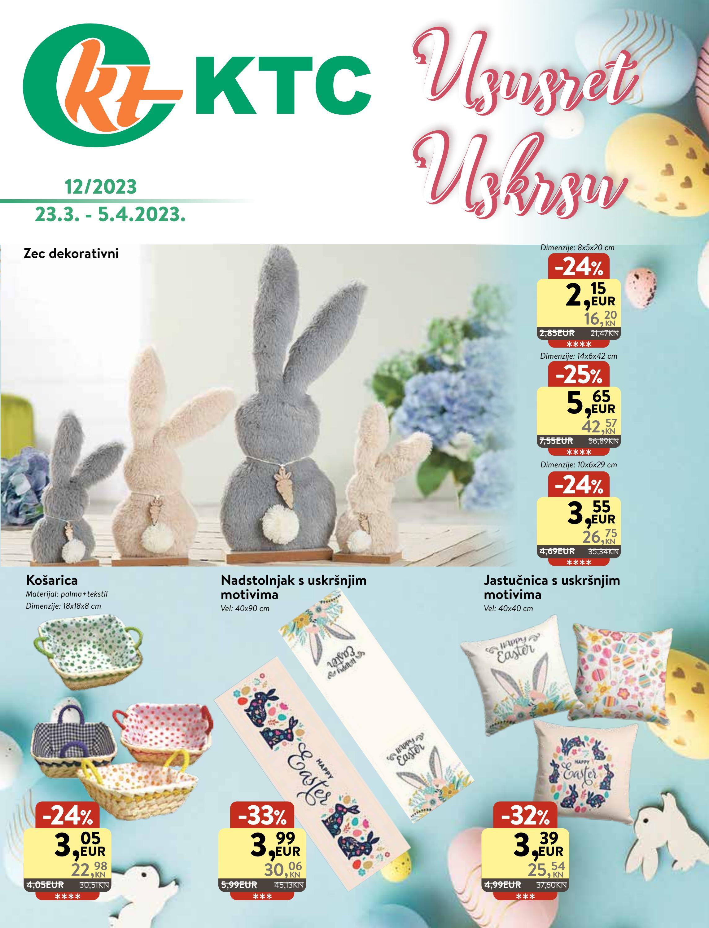KTC katalog Uskrs od 23.03.05.04.2023. by Catalog.hr Issuu