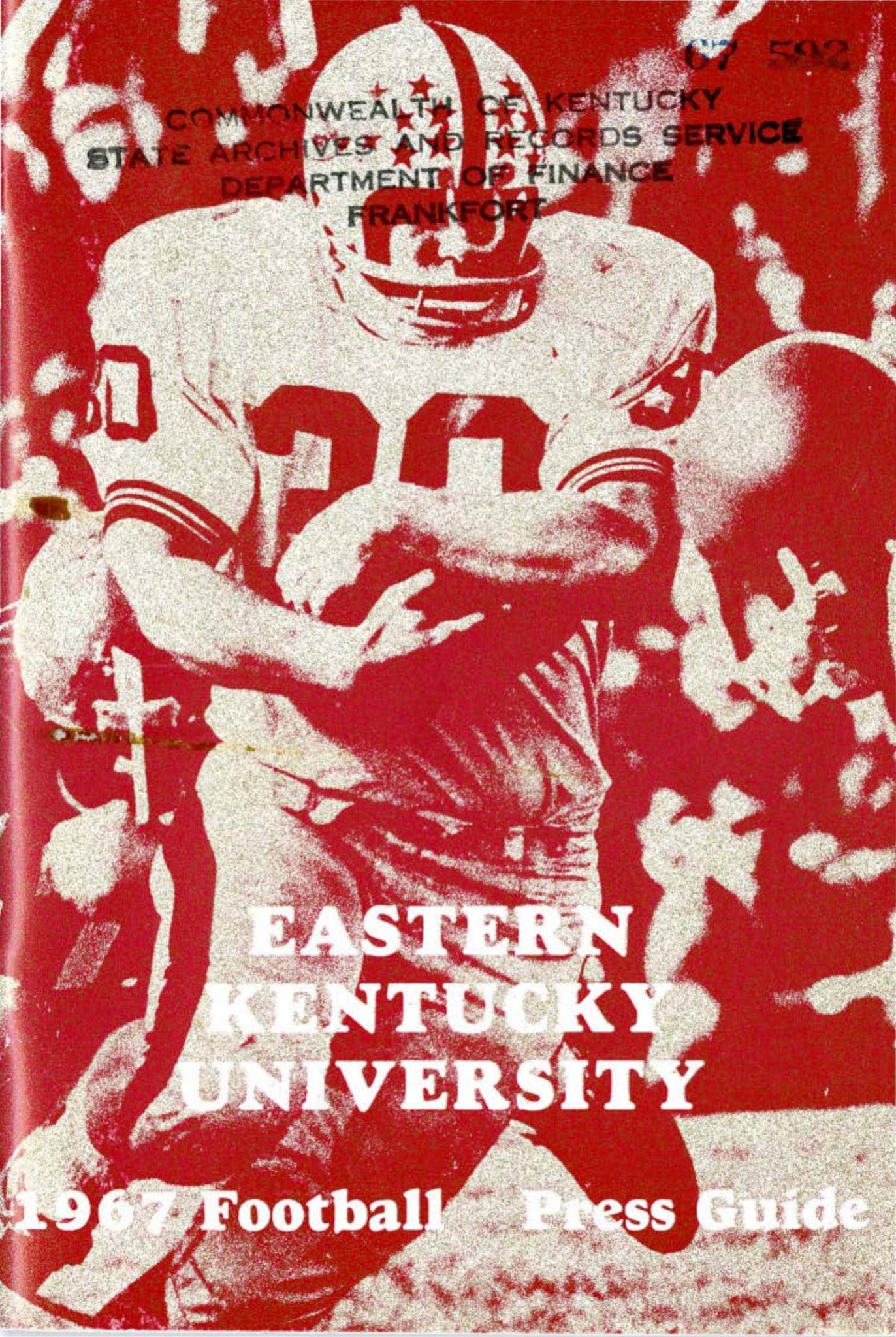 1967 Football Press Guide by Eastern Kentucky University - Issuu, image size:1372x2048