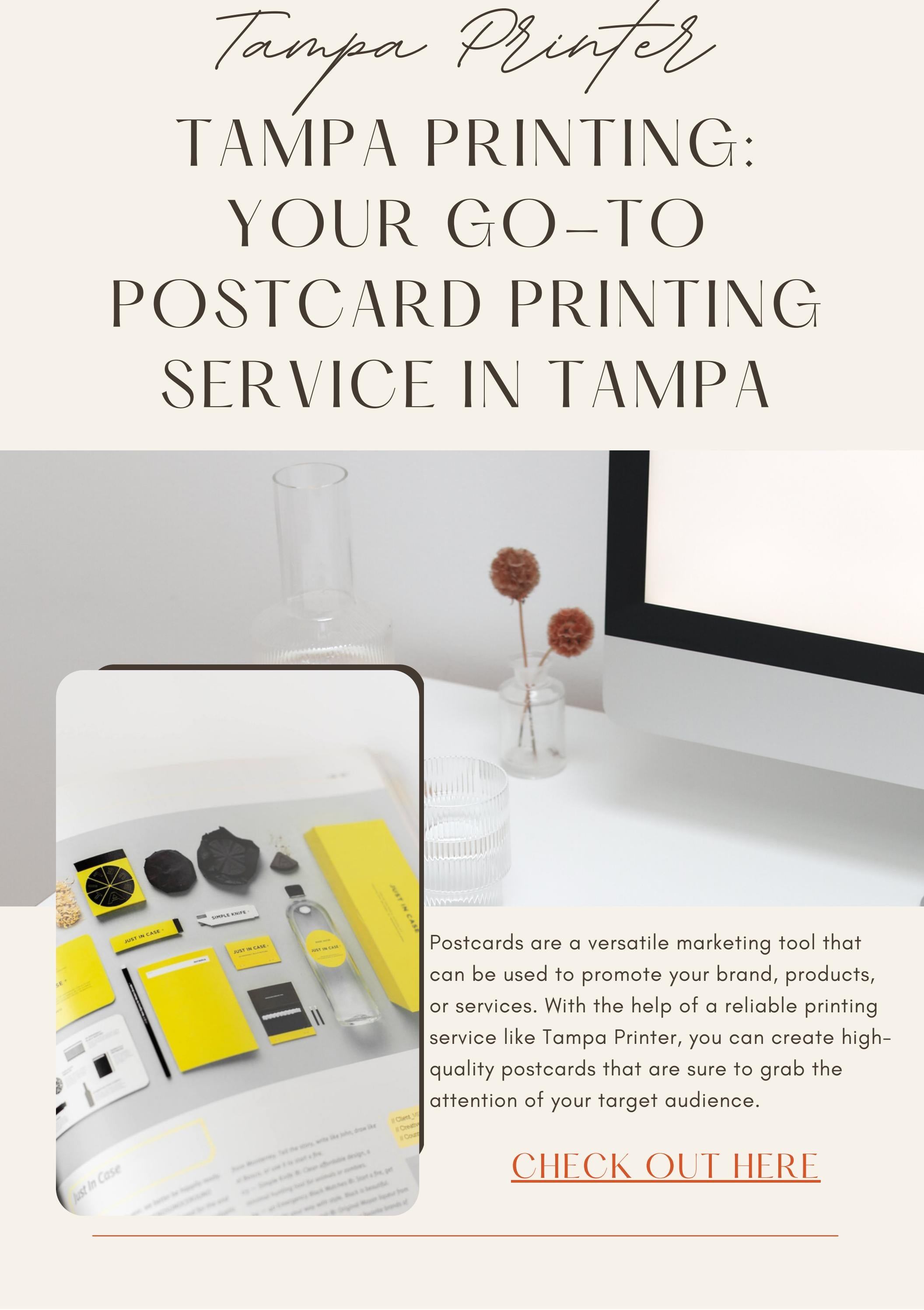 Tampa Printing Your GoTo Postcard Printing Service in Tampa by Tampa