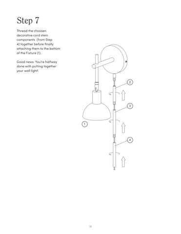 nathanjameshome 灯饰目录 · Tamlin 壁灯 Instruction Sheet 第 10 页