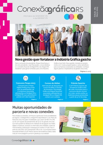 Cover of "Edição 284 do informativo Conexão Gráfica RS"