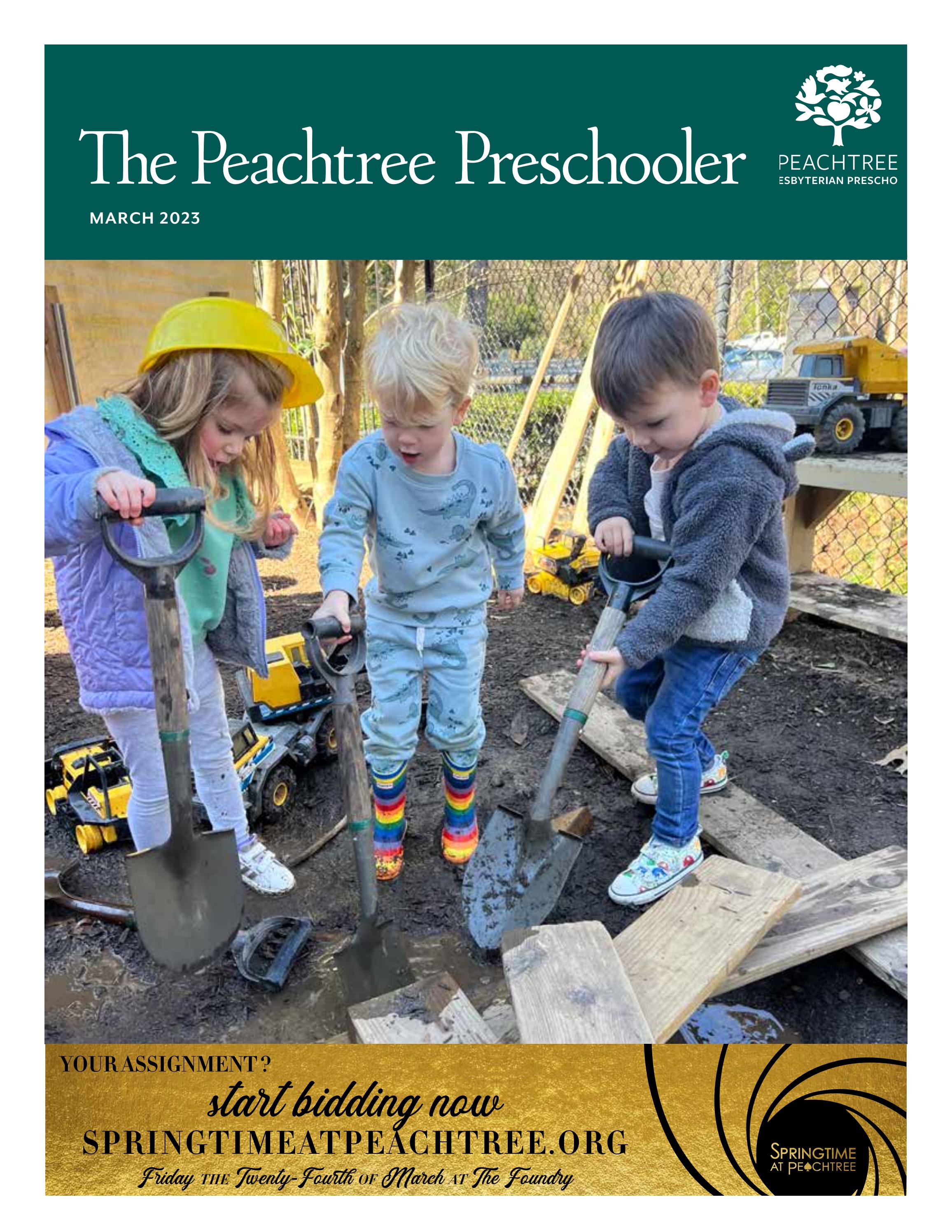 March 2023 Newsletter by Peachtree Presbyterian Preschool Issuu